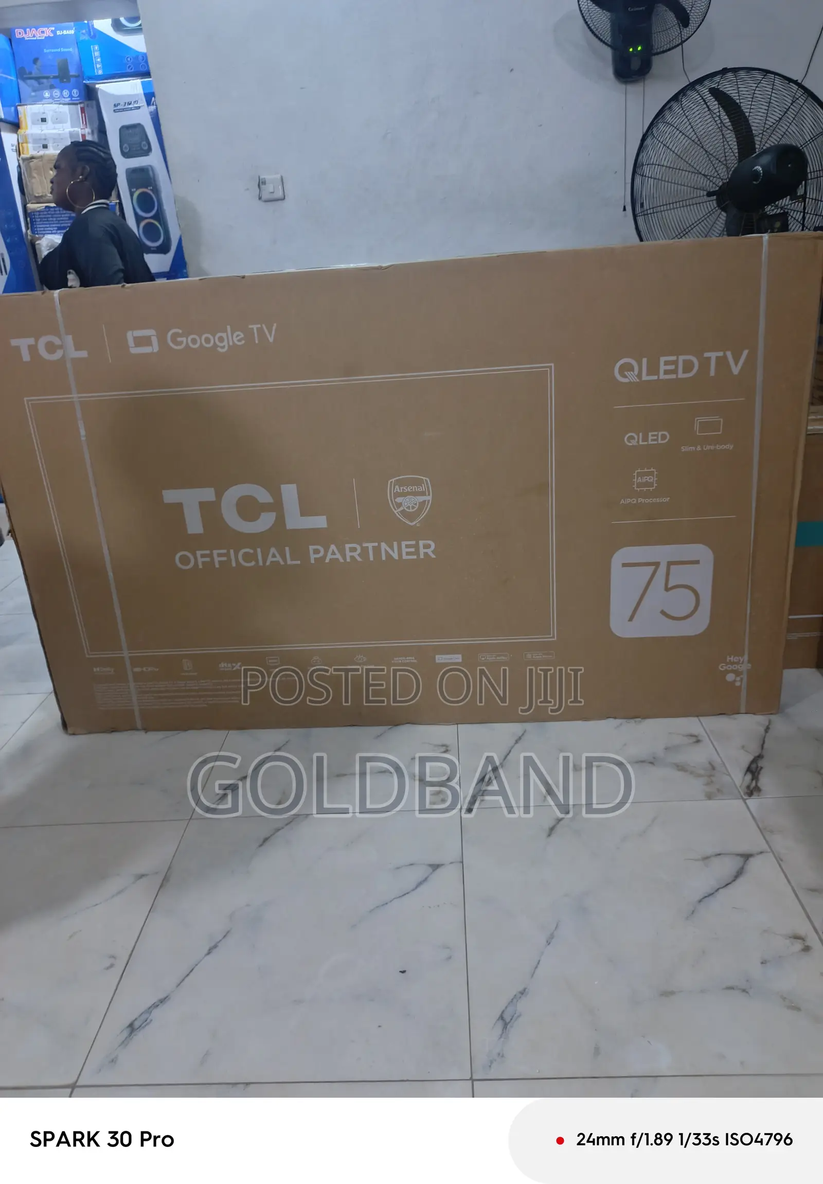 TCL 75-Inch Immersive Qled Tv 75p7k