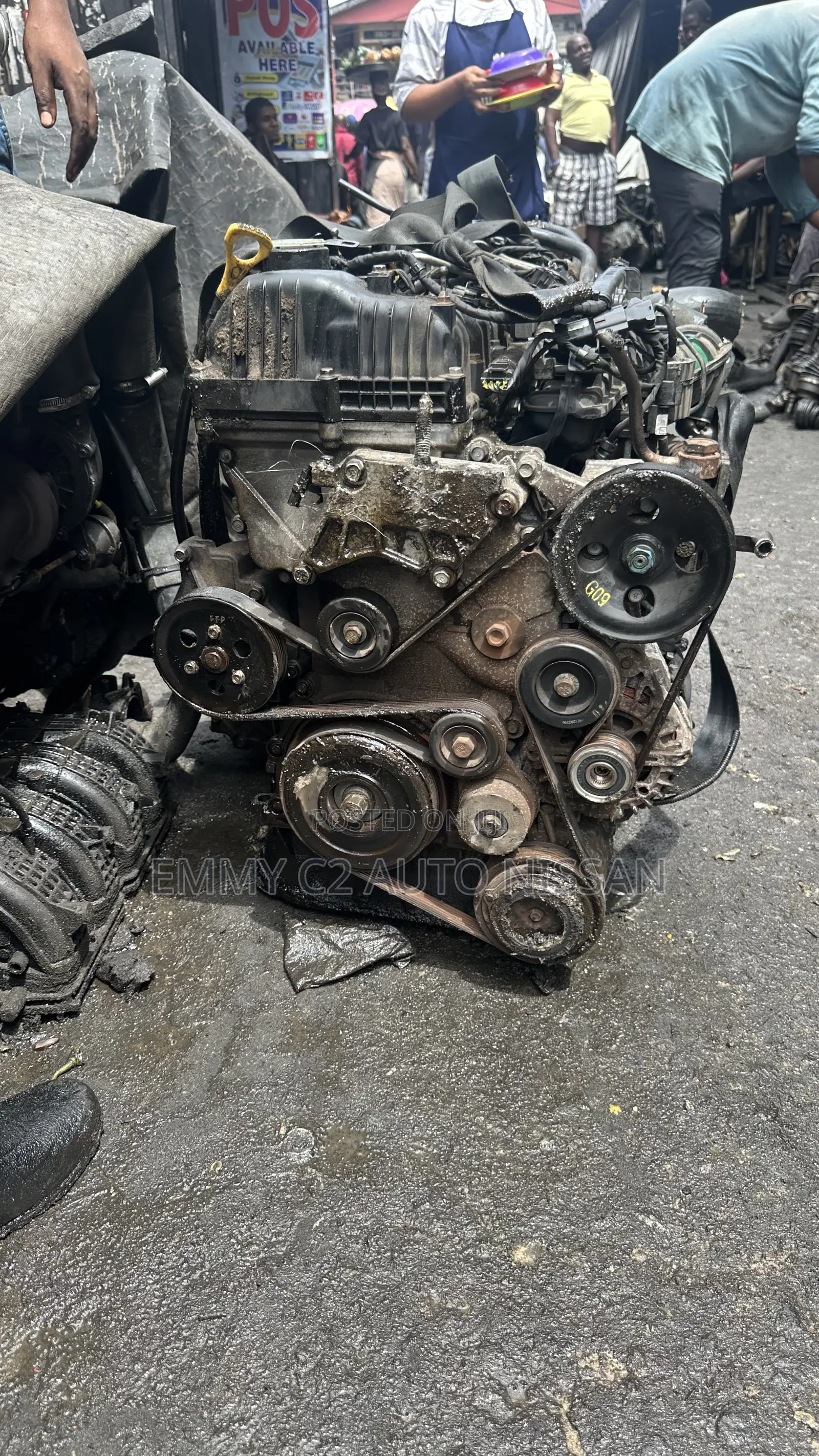Diesel Engine Hyundai Santa Fe 2014