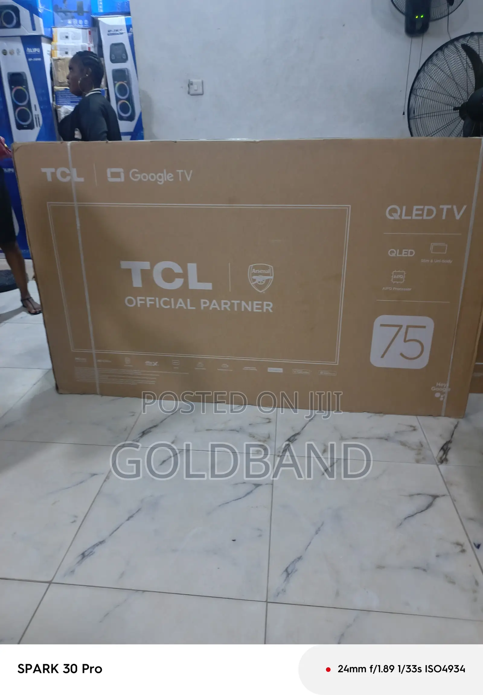TCL 75-Inch Ultra Clear Qled Tv 75p7k