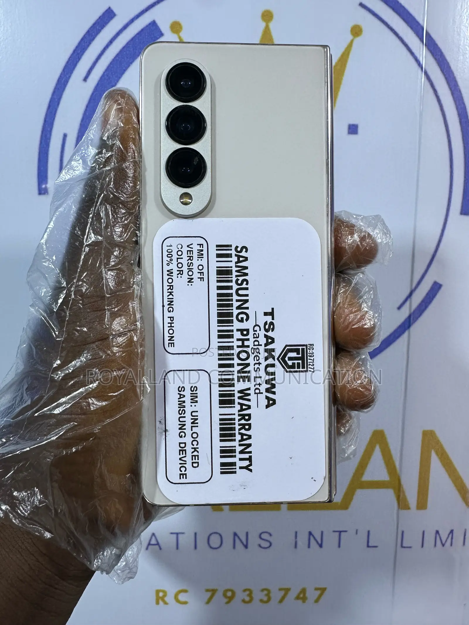 Samsung Galaxy Z Fold 3 256 GB Gold