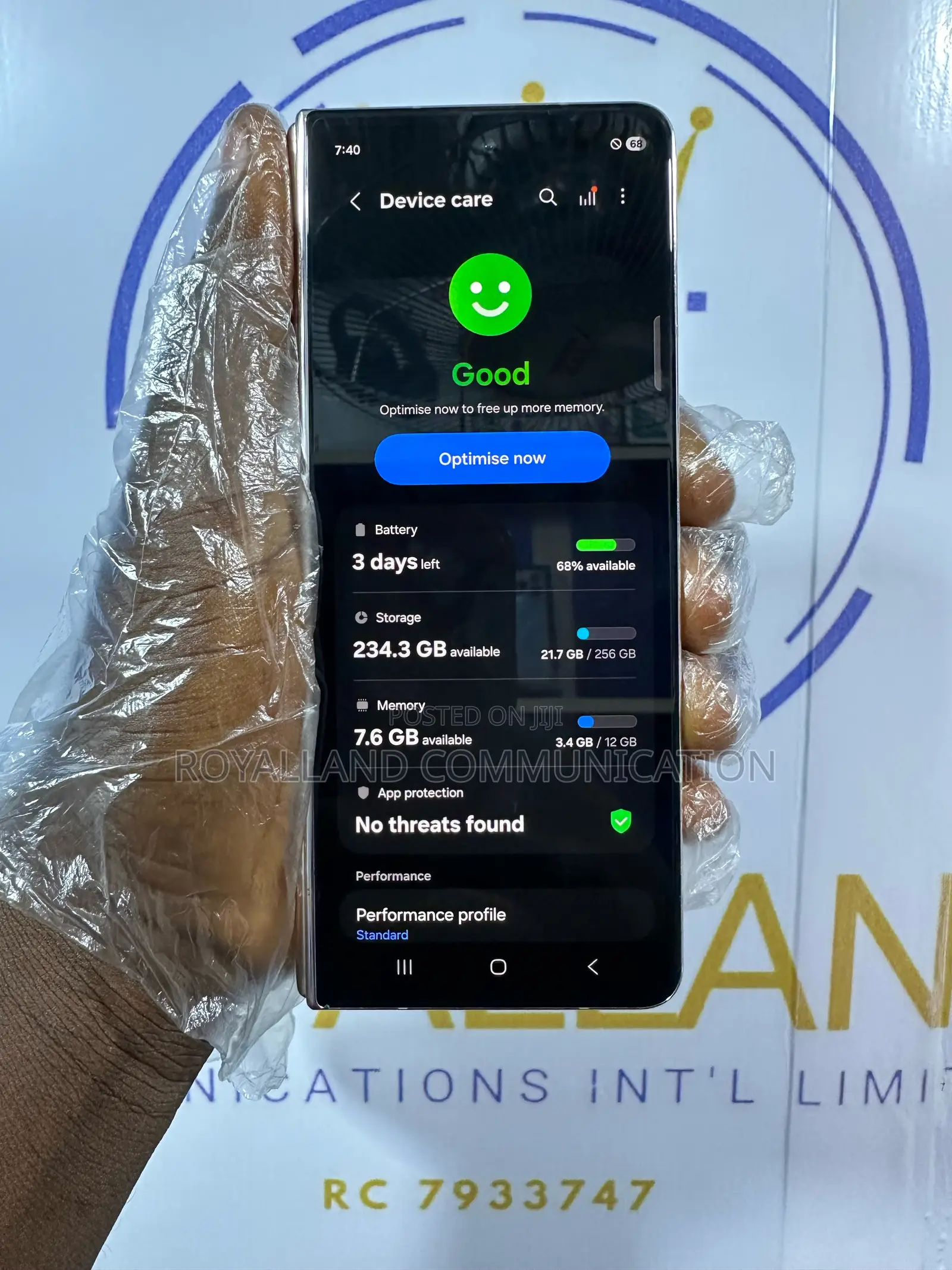 Samsung Galaxy Z Fold 3 256 GB Gold