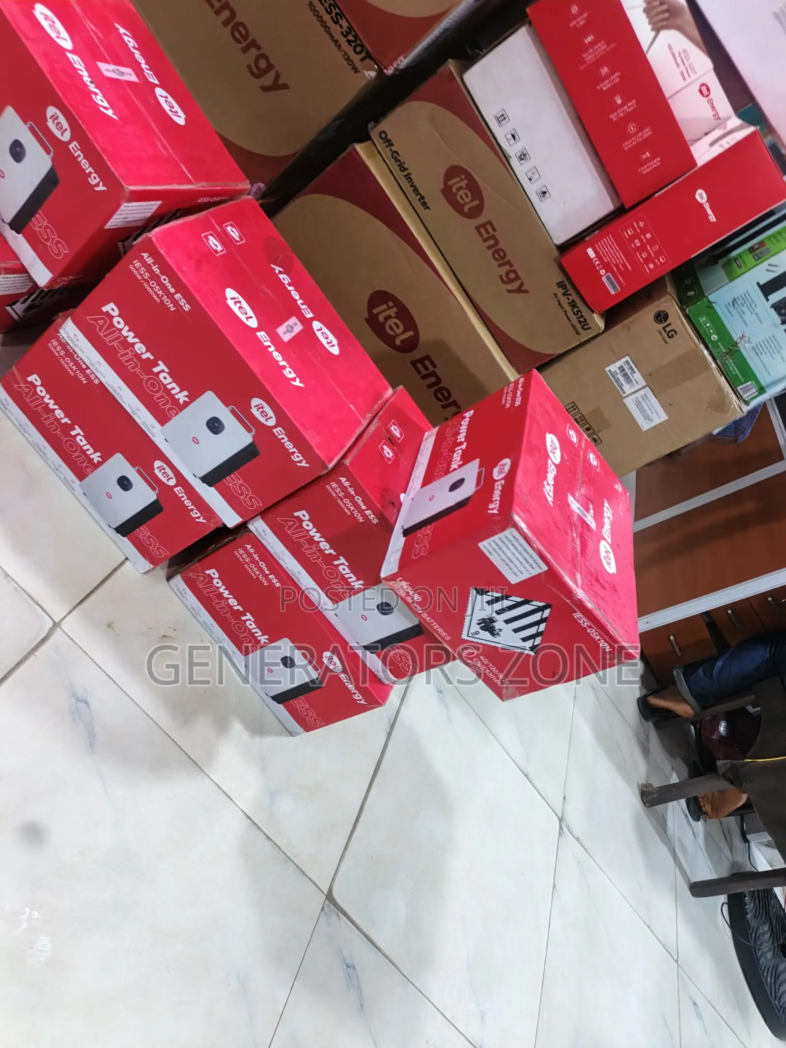 Itel Energy Power Tank 500w/1000wh Portable Backup Power Station