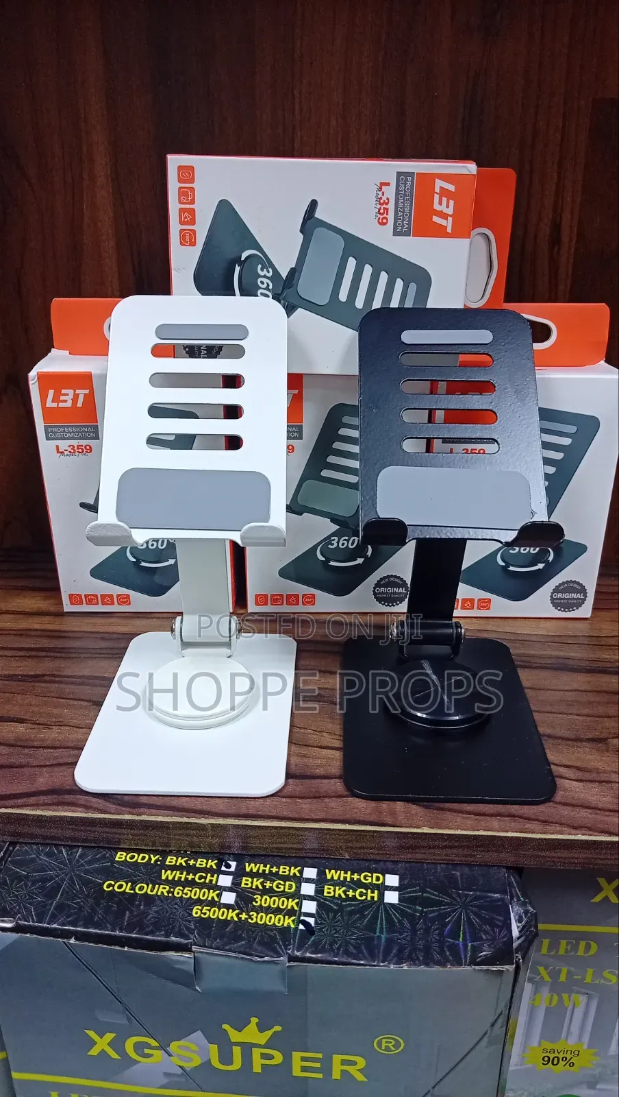 LBT L-359 360° Foldable Metal Phone Stand
