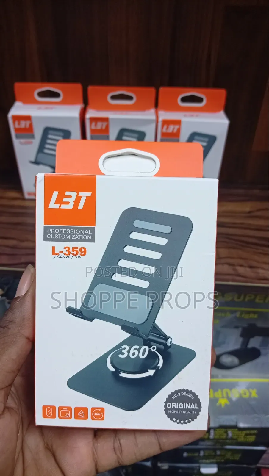 LBT L-359 360° Foldable Metal Phone Stand