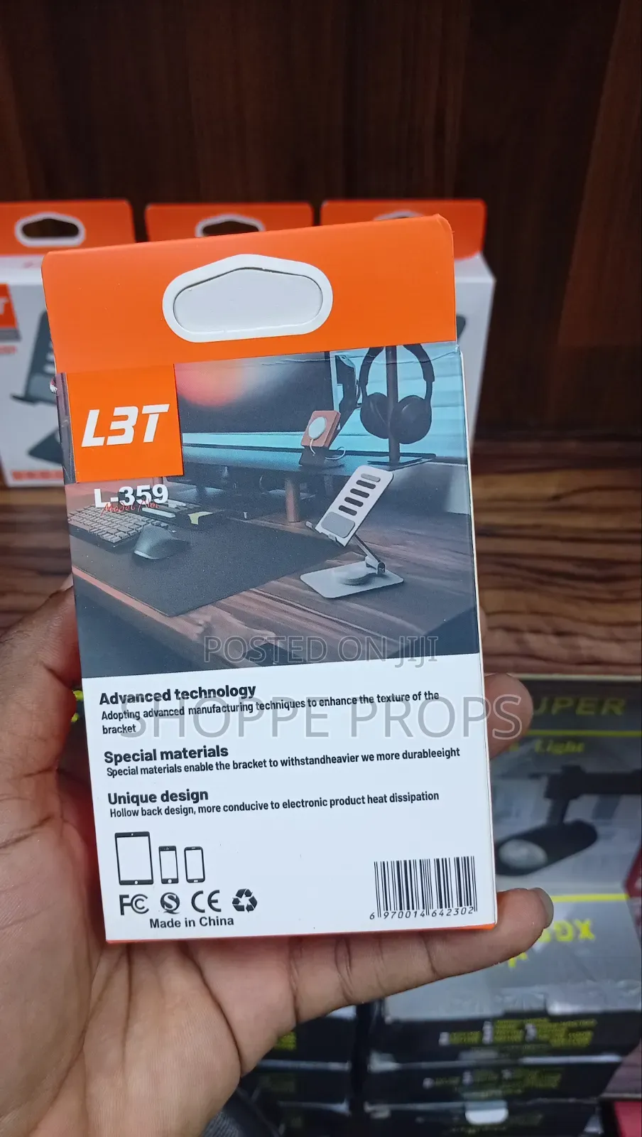 LBT L-359 360° Foldable Metal Phone Stand