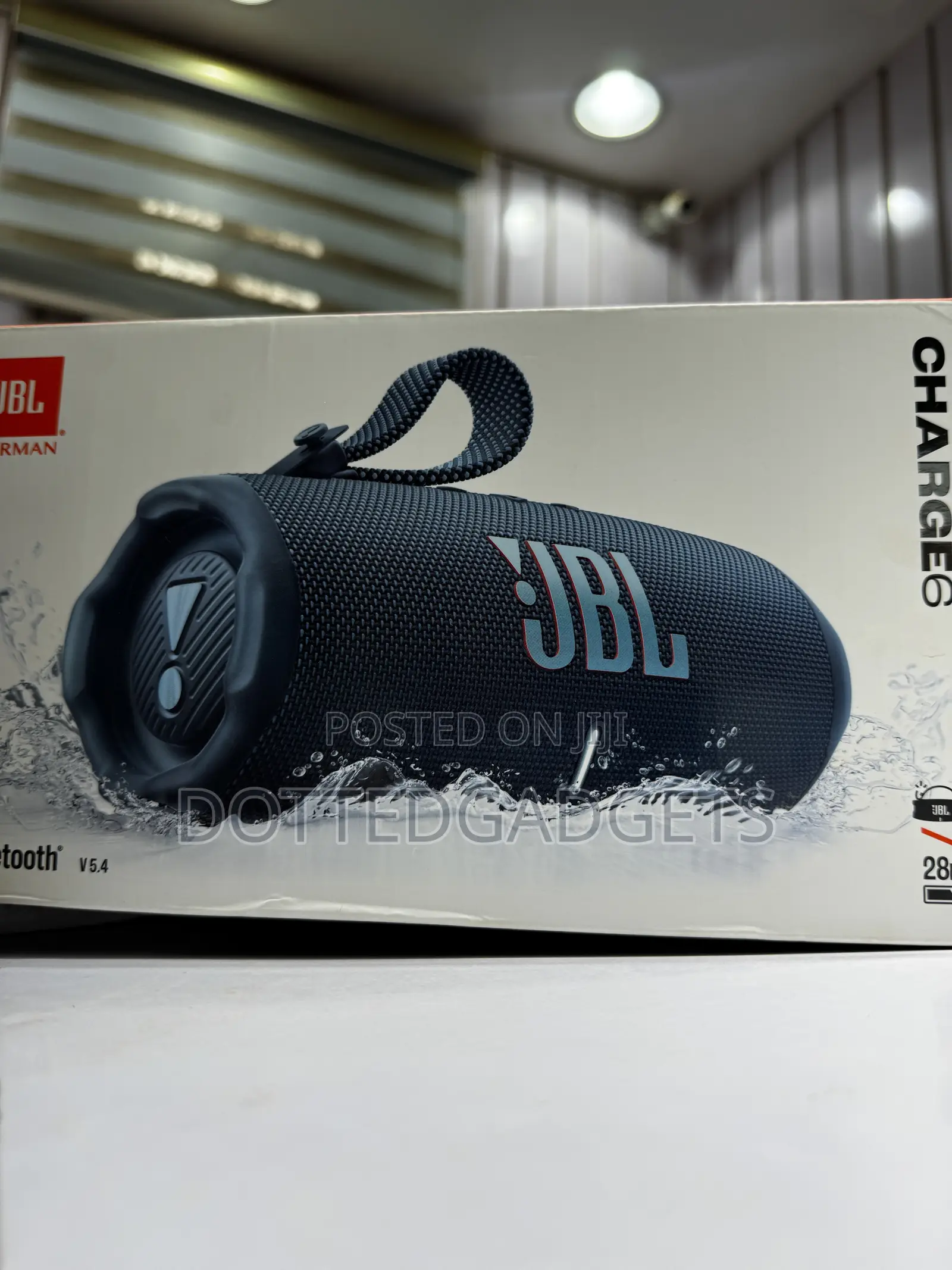 JBL Charge 6 Portable Waterproof Bluetooth Speaker (100% Original)