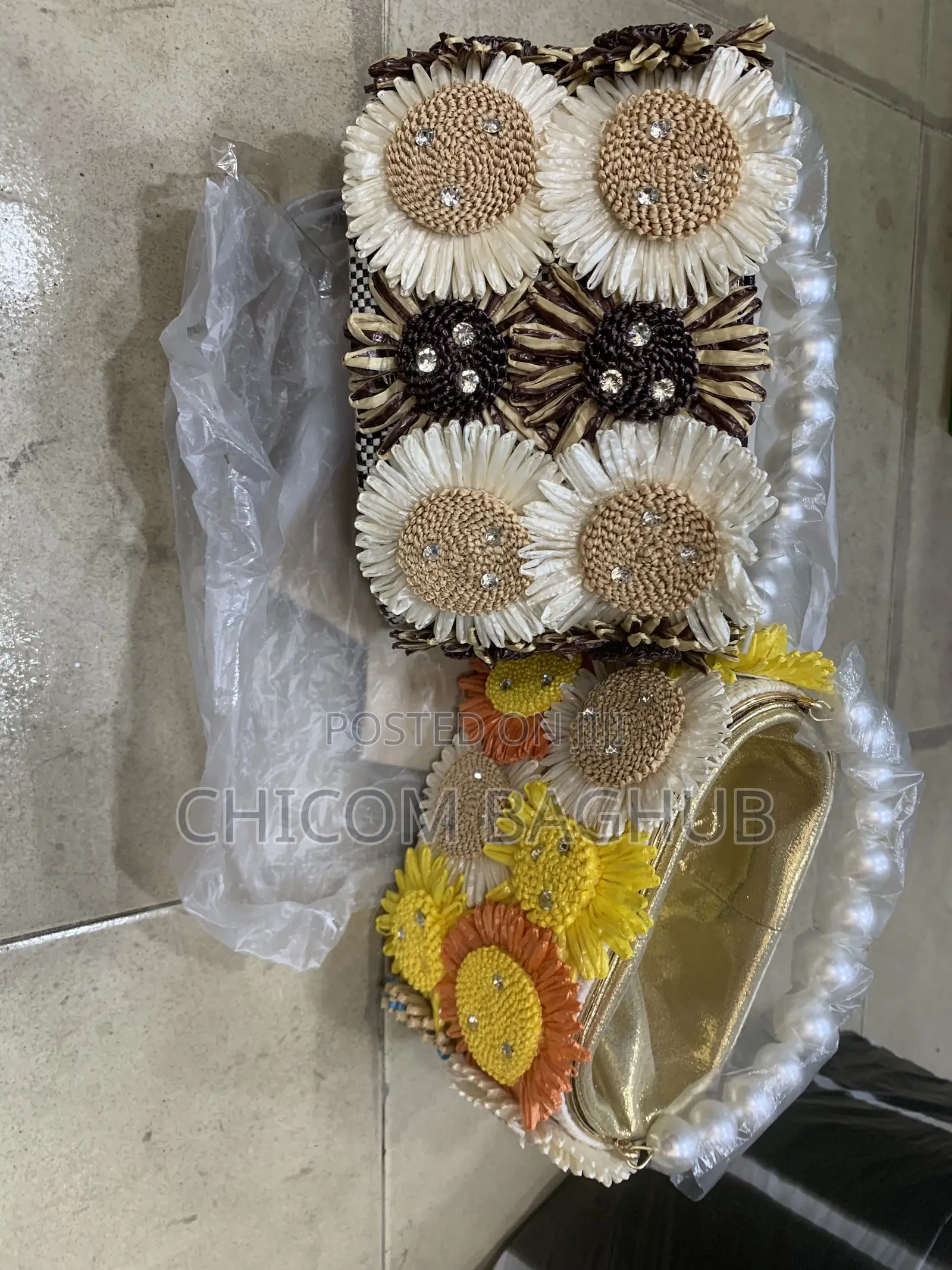 Flowered Luxury Party Bag