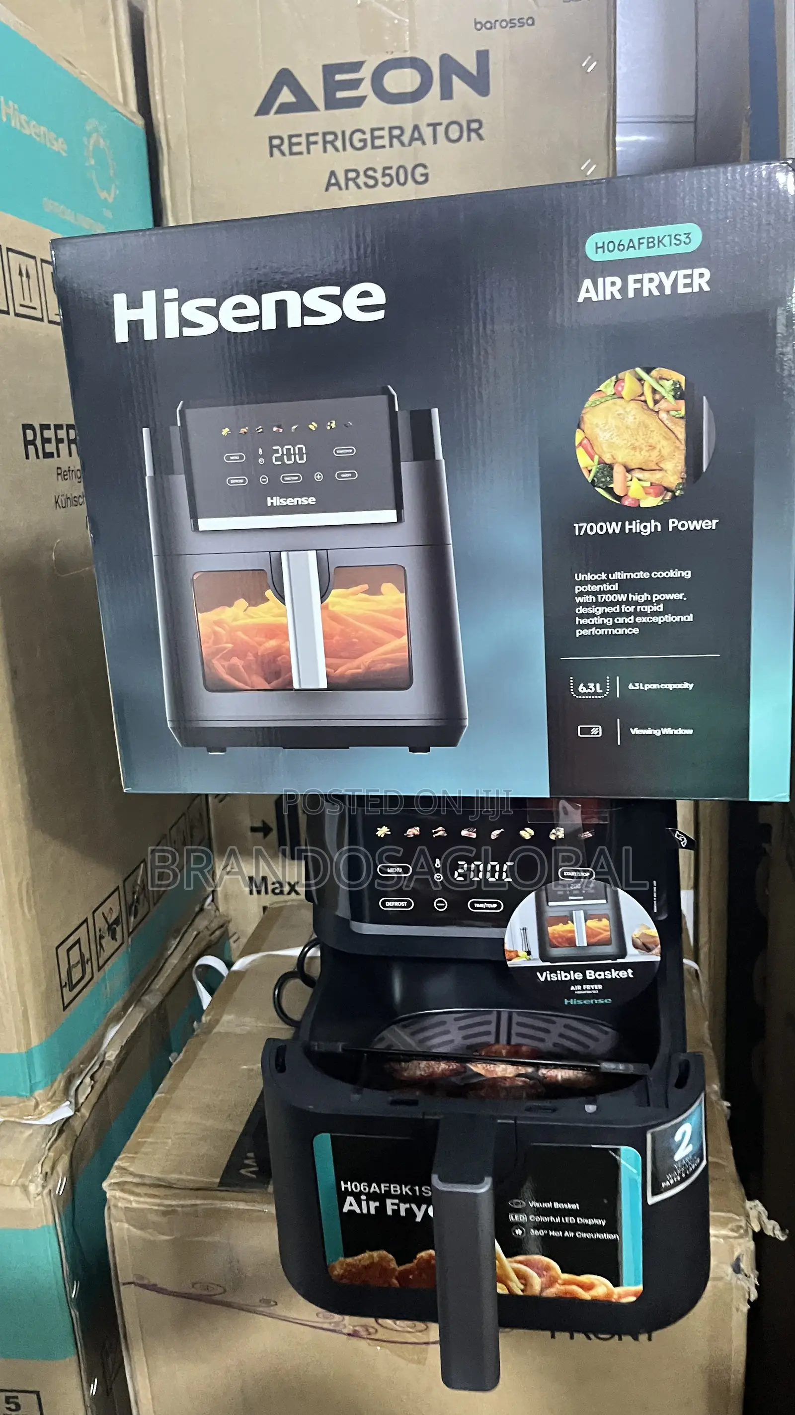 Hisense 6.3l Air Fryer H06afbk1s3 – Digital Healthy Fryer