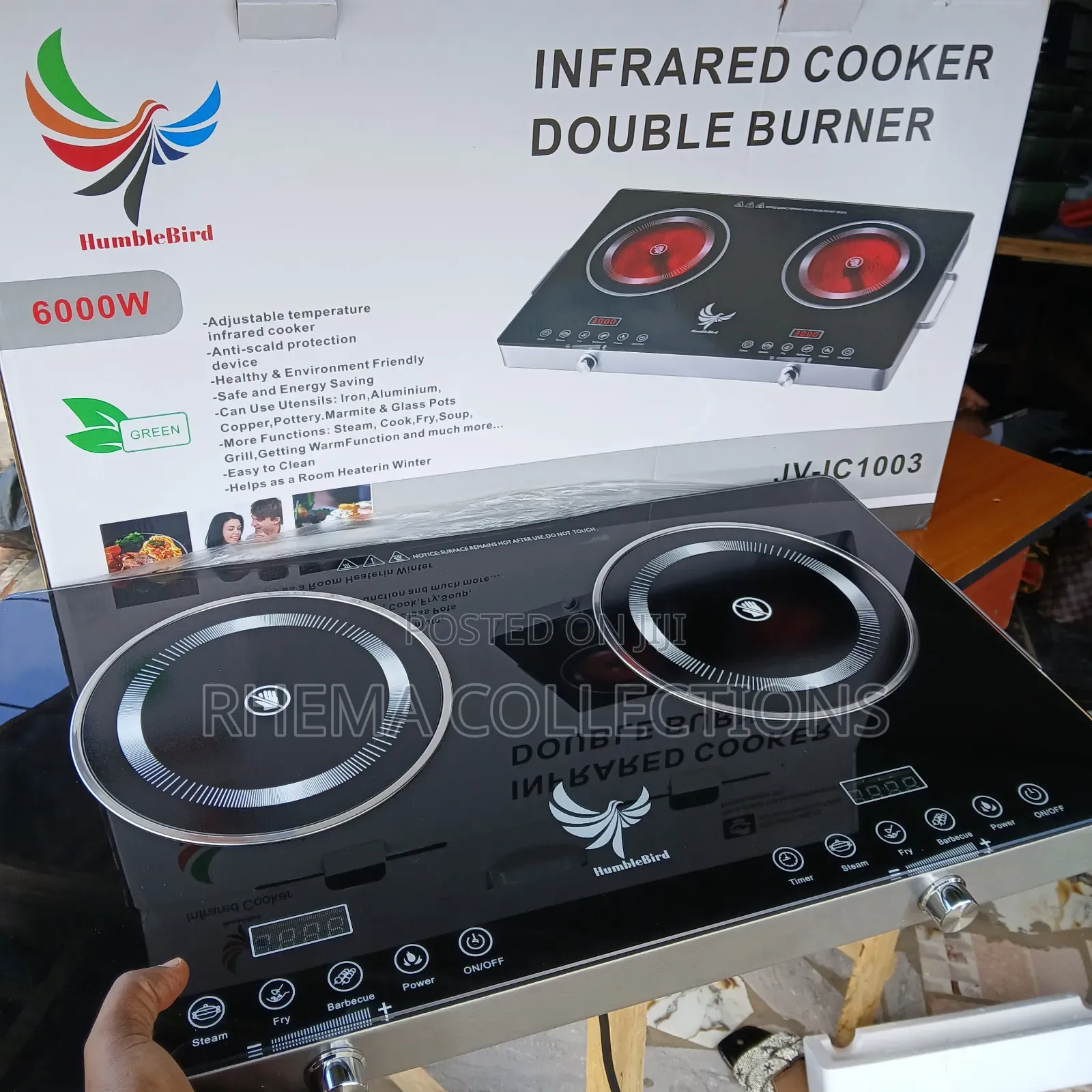 Infrared Induction Low Power Consumption Cooker Double Face Burner