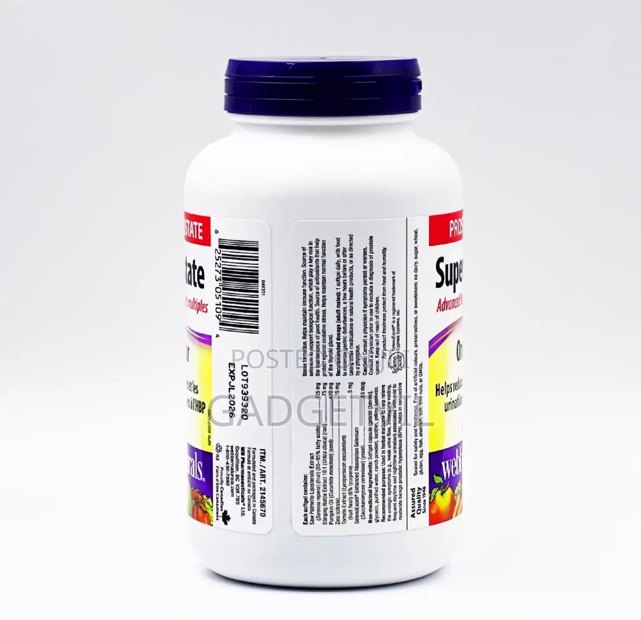 Webber Naturals Super Prostate Formula Softgels