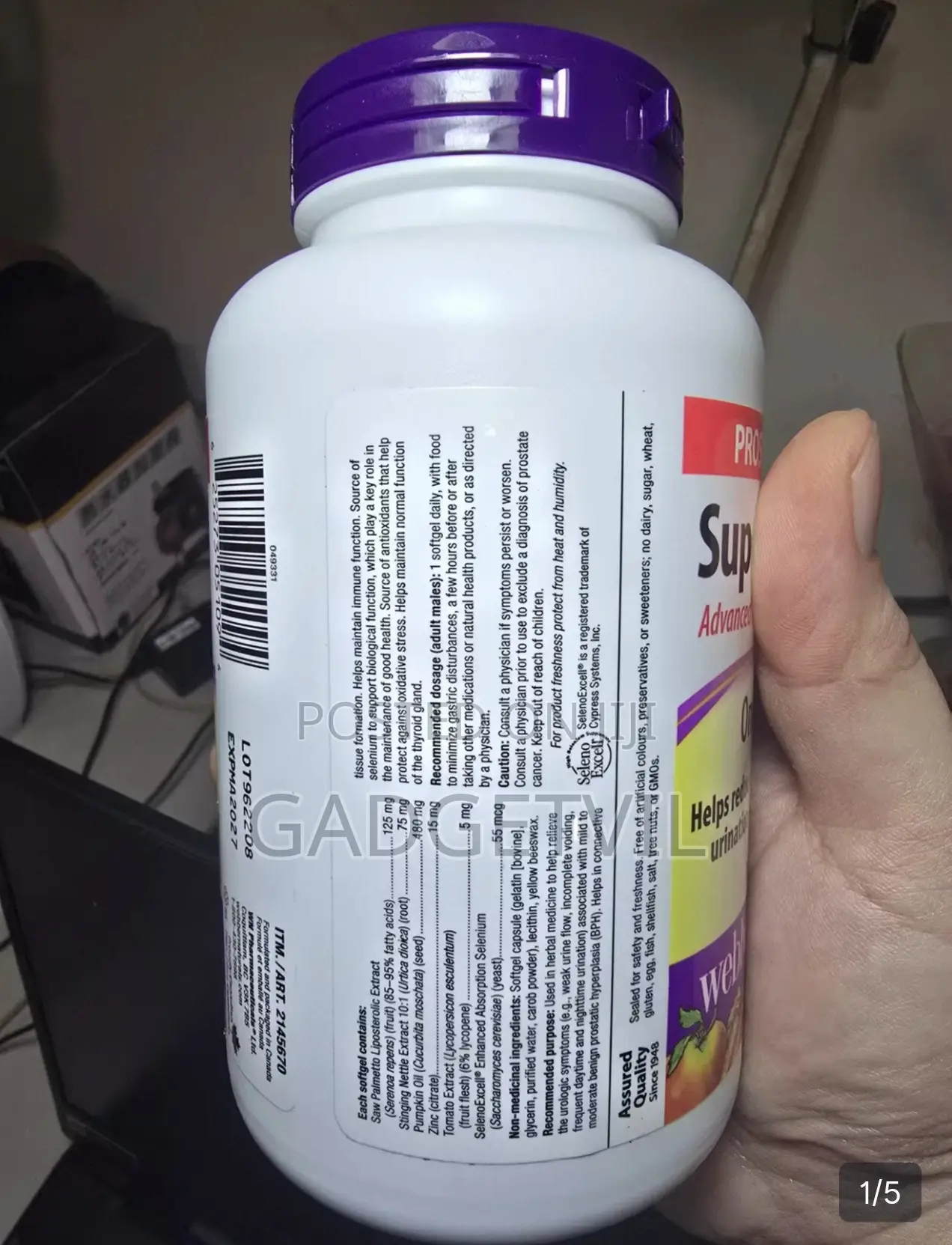 Webber Naturals Super Prostate Formula Softgels