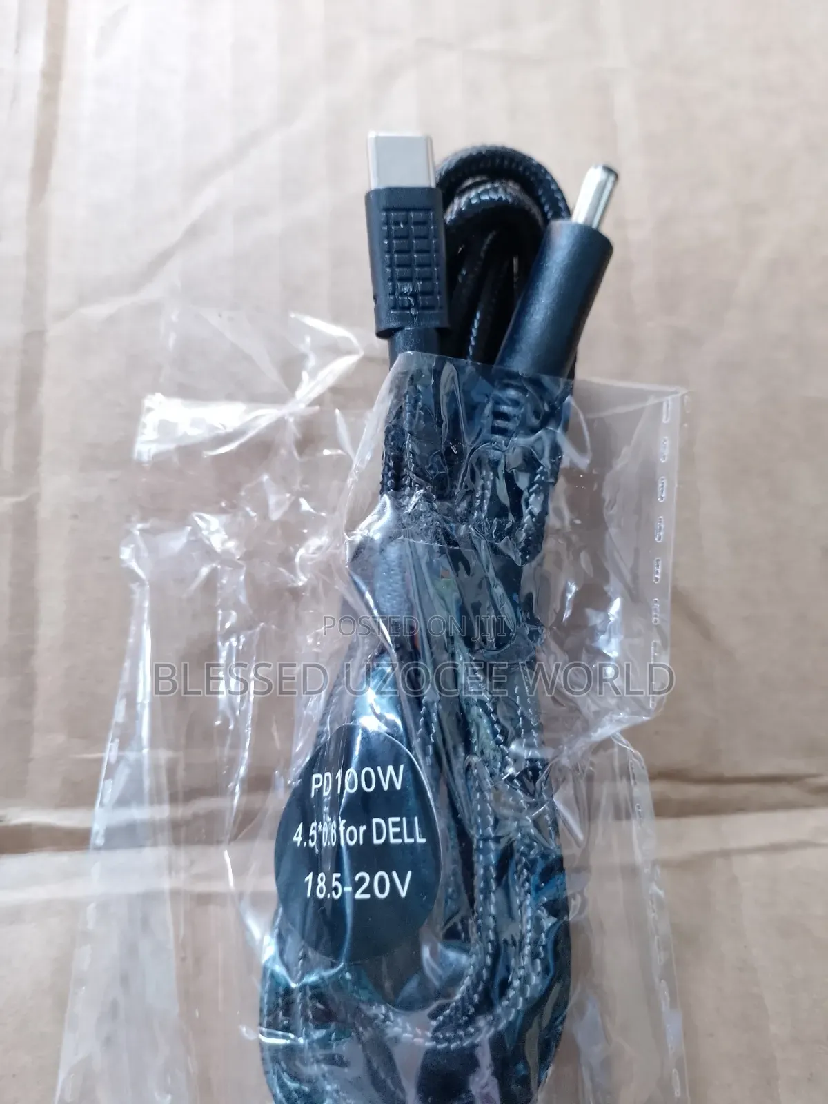 Typec to Dell Pin Mouth Pd 100w Laptop Charger Cable 4 Solar Generator