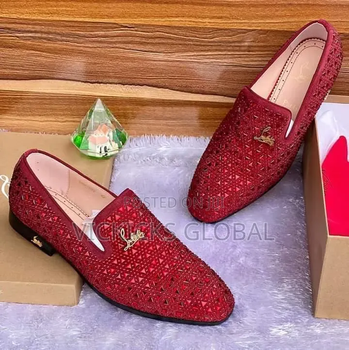 Luxury Christian Louboutin Crystal Shoes– Bold Elegance for Every Step