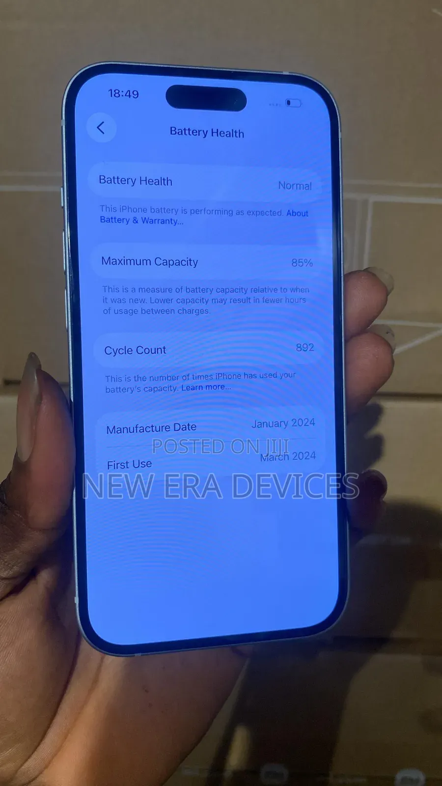 Apple iPhone 15 256 GB Gold