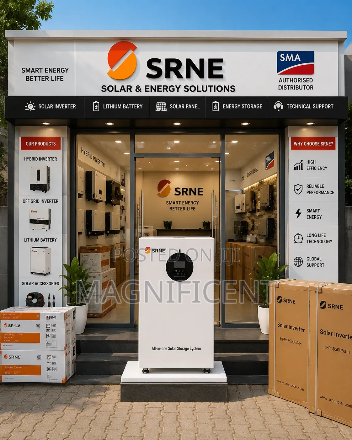 Srne 5kwh 48v Lithium Battery – All-in-One Solar Storage System