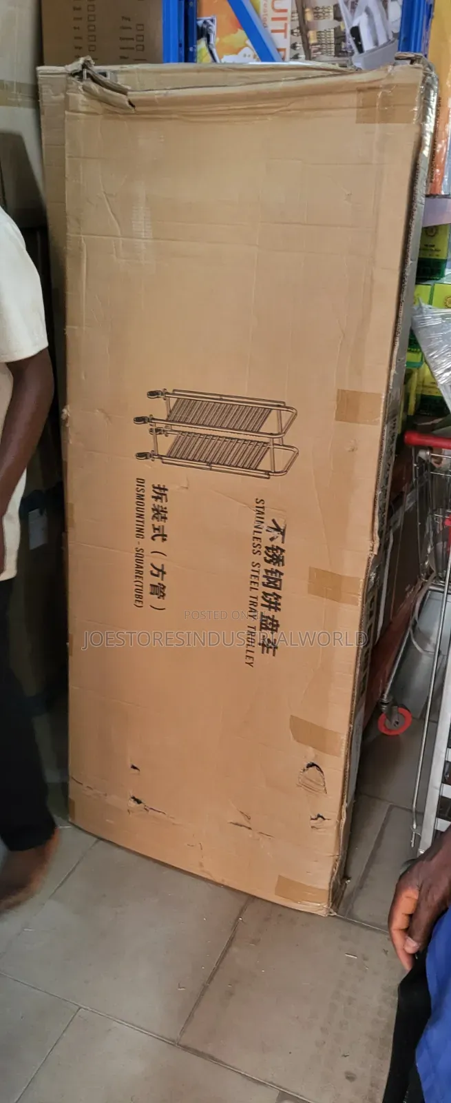 Stainless Steel Tray Trolley