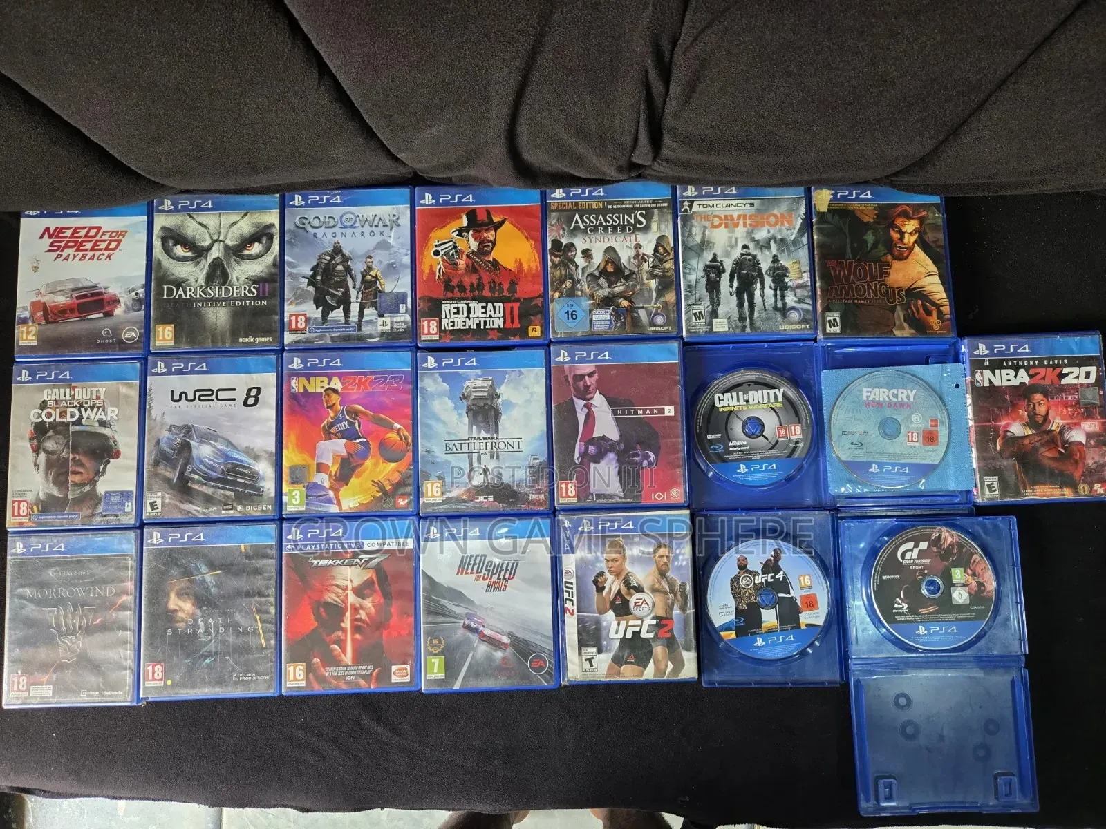 Available Ps4 Disks for Sale for Different Prices Dm