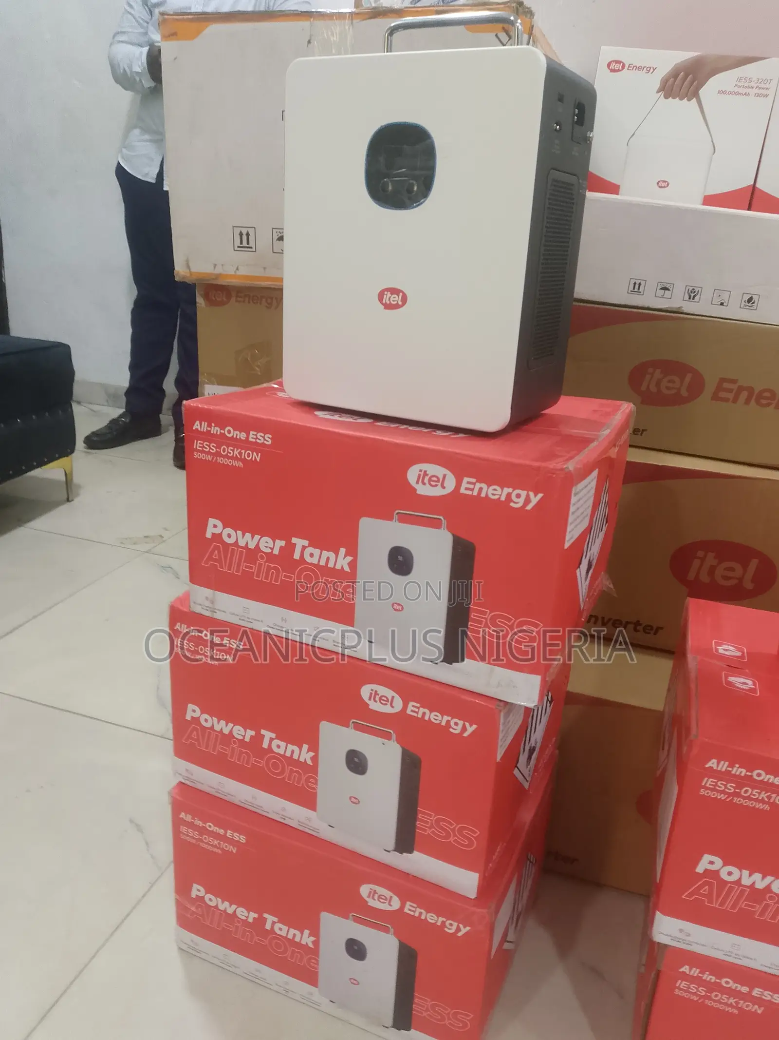 Itel Powertank 500w 1000wh Solar Generator