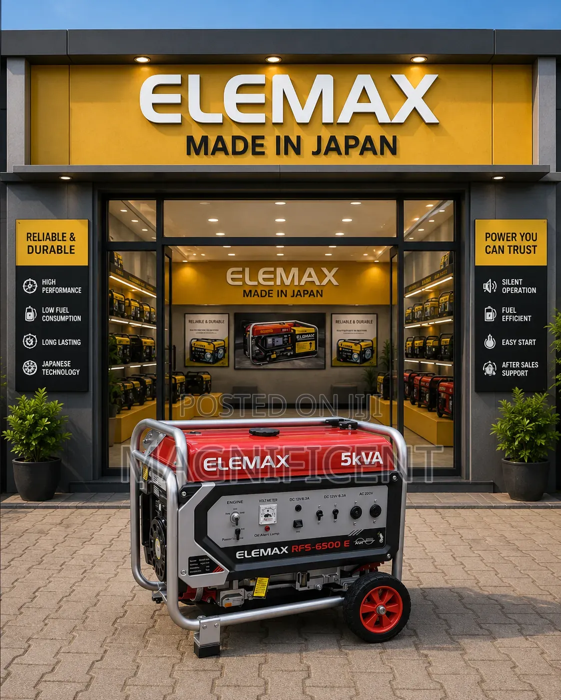 Elemax 5kvajapanese Technology, Superior Performance