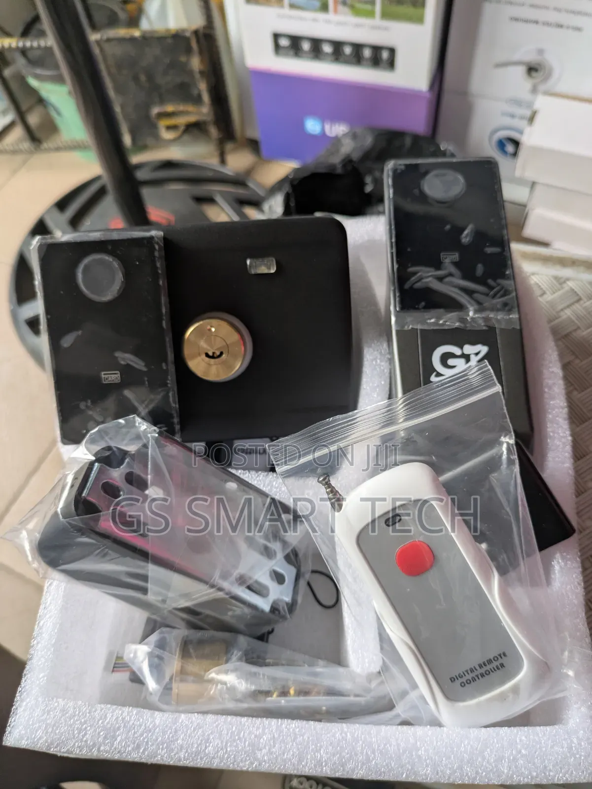 Tuya Water Proof Jam Smart Lock for Gate Dual Fingerprint