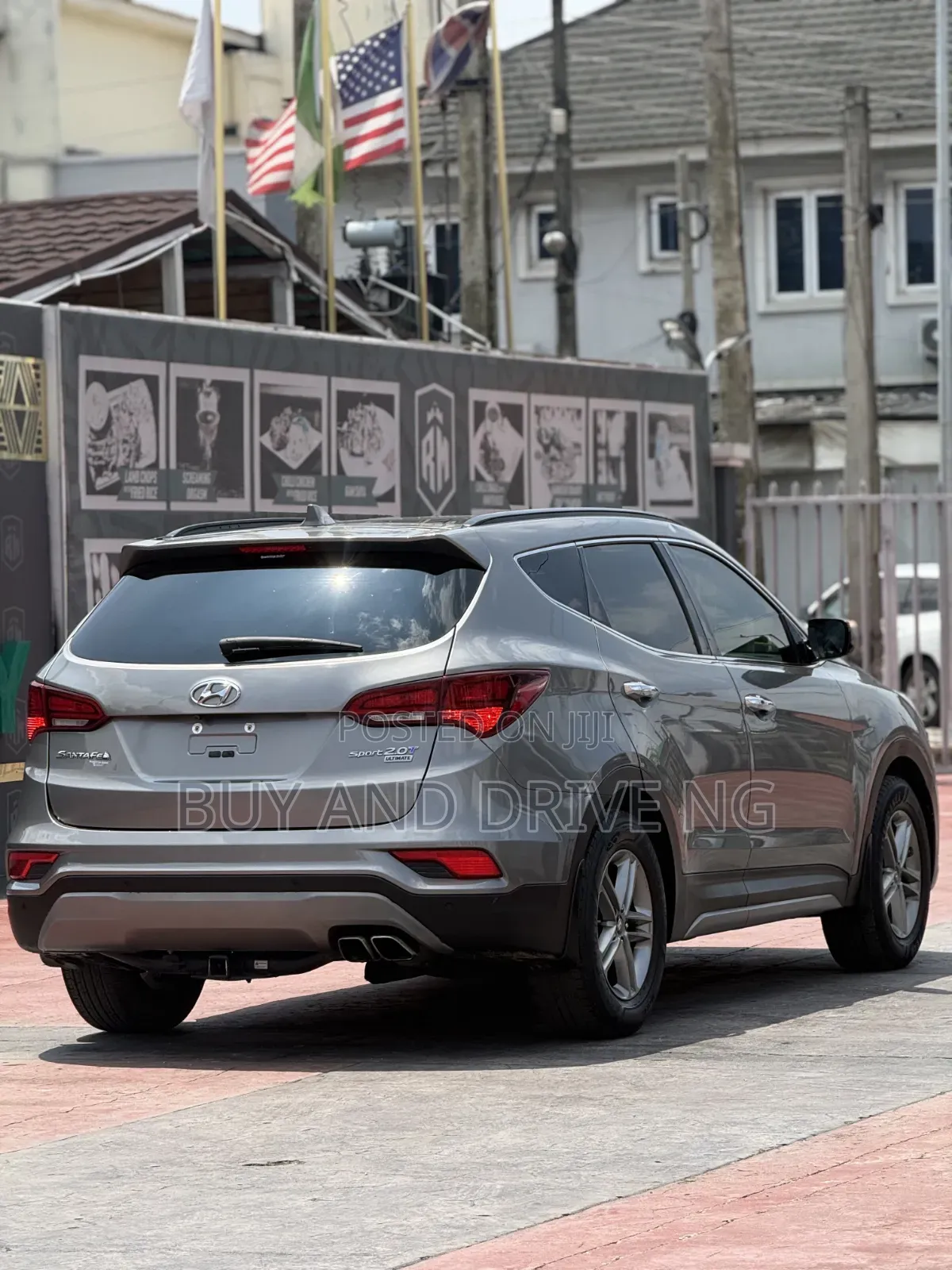 Hyundai Santa Fe SE AWD 2016 Gray