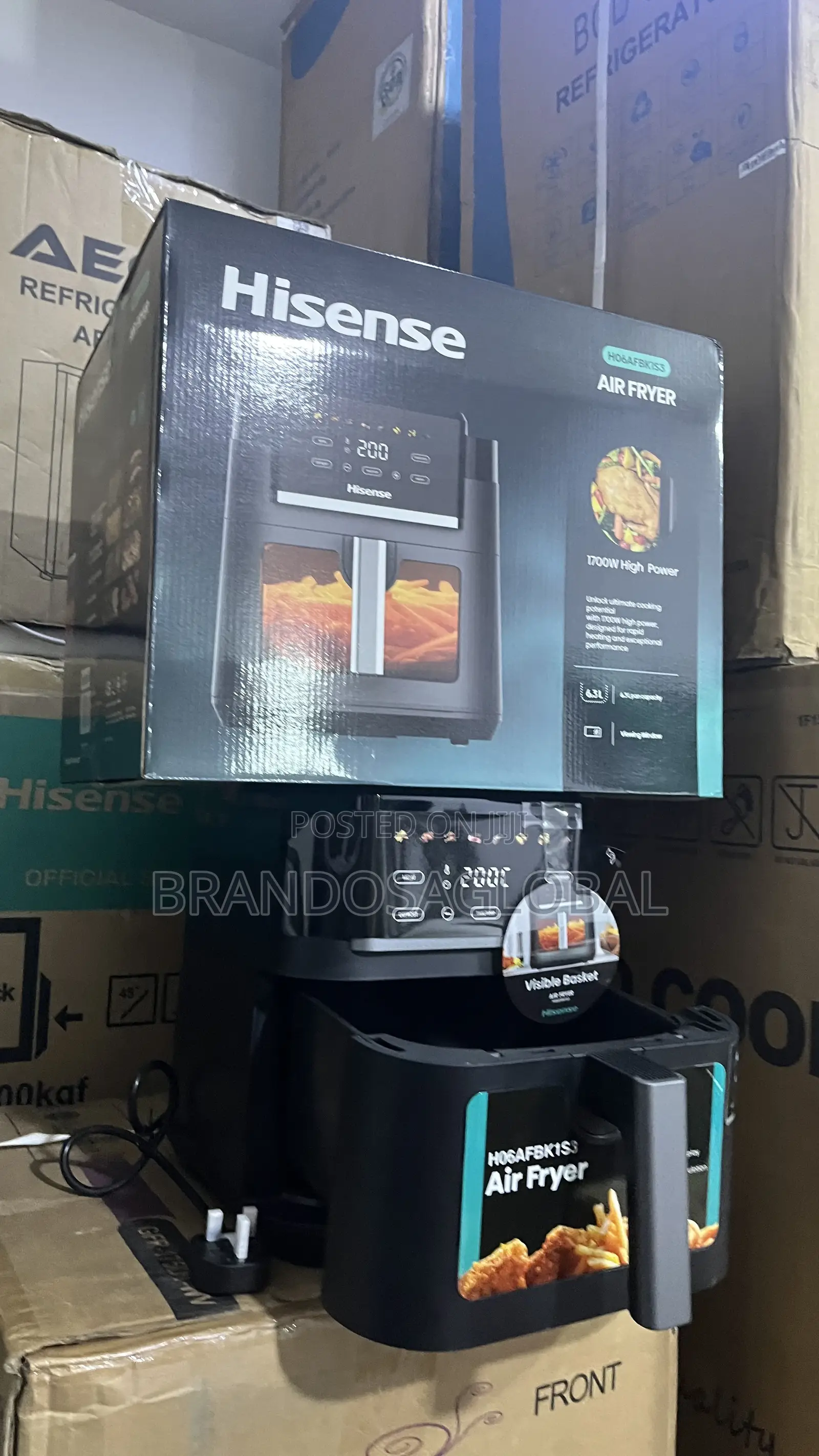 Hisense 6.3l Air Fryer H06afbk1s3 – Premium Countertop Fryer
