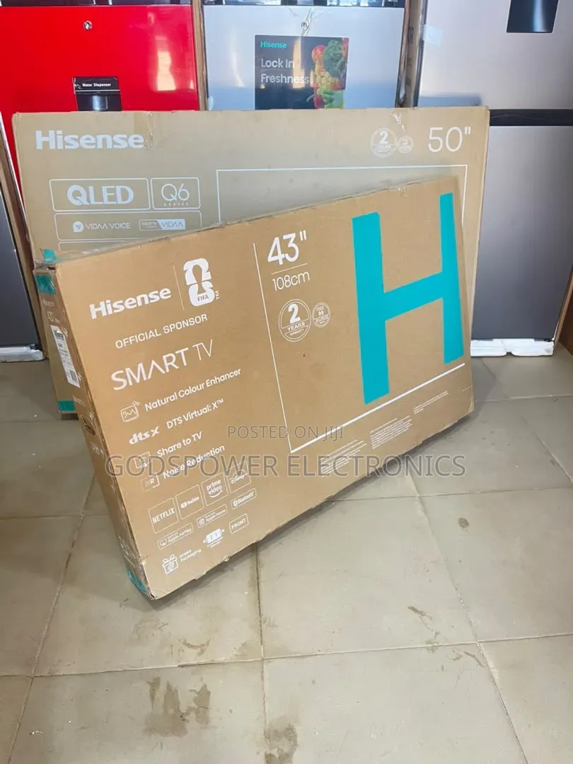 Original Hisense 43 Inches Vidaa Smart Tv With Hanger