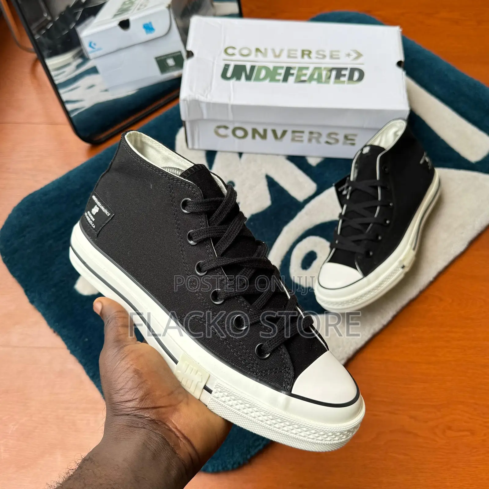 Original Undefeated X Converse Chuck Taylor 70 Plus Mid Sneakers