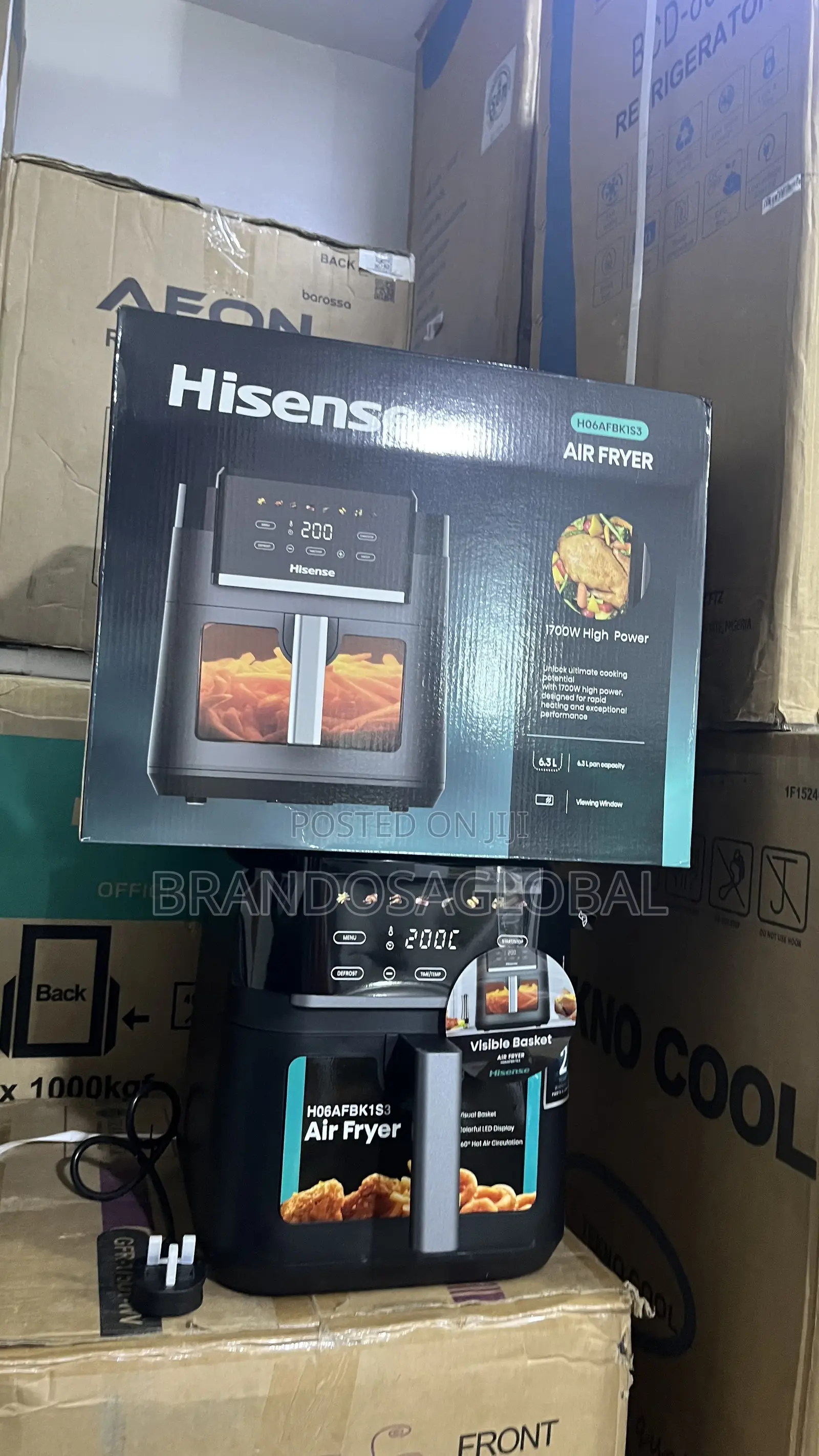 Hisense 6.3l Air Fryer H06afbk1s3 – Safe Air Fryer With Timer