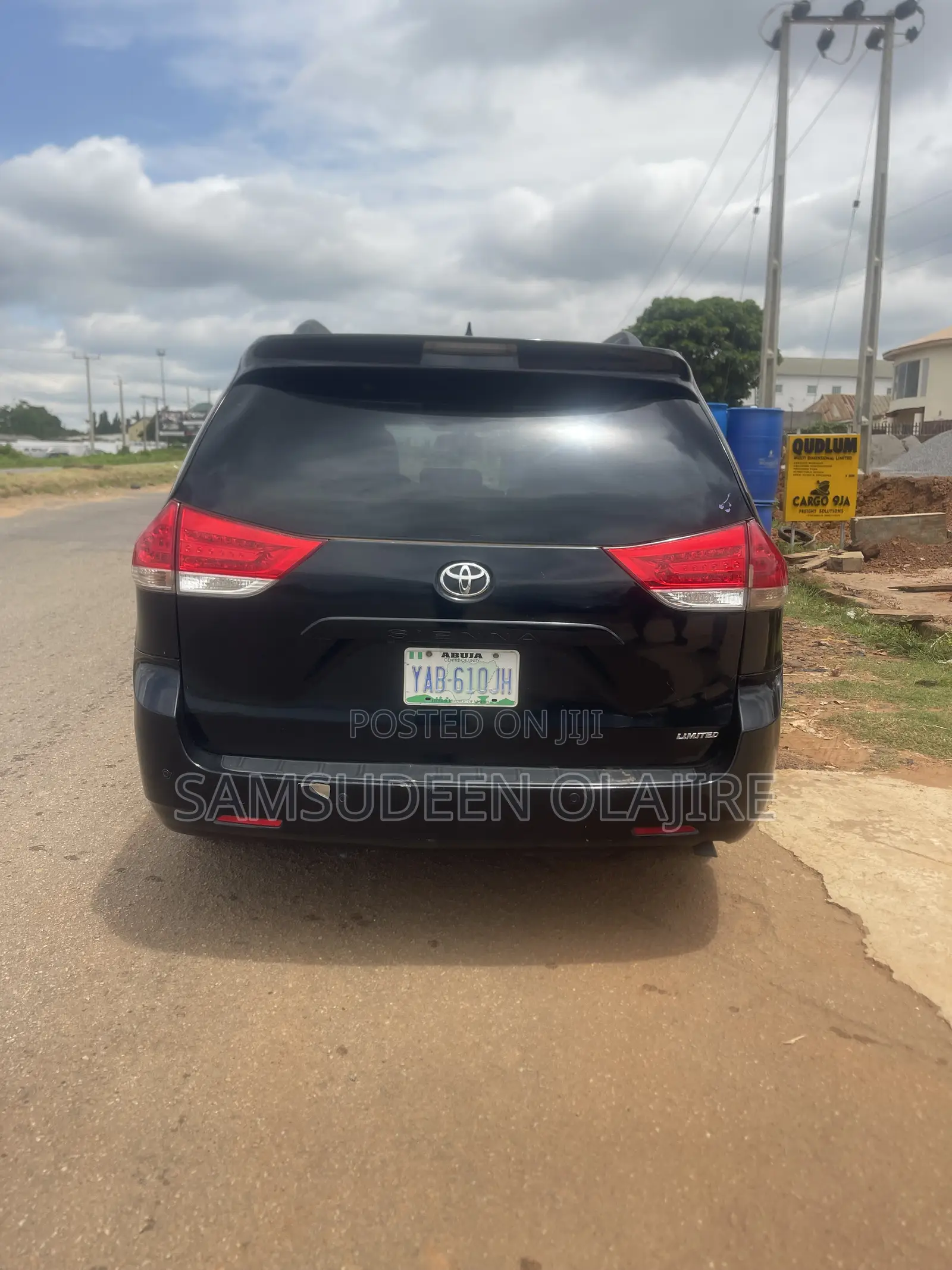 Toyota Sienna XLE 8 Passenger 2012 Black