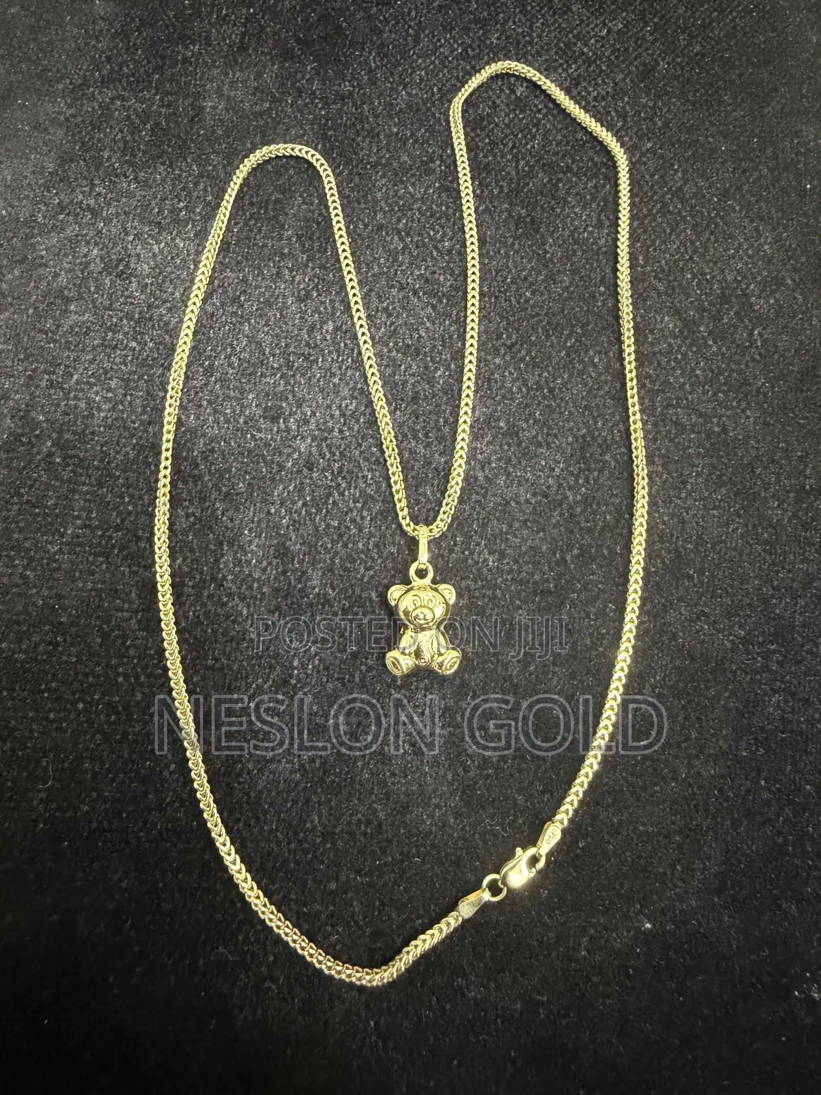Pure Italy 750 Tested 18karat Gold With Teddy Pendant