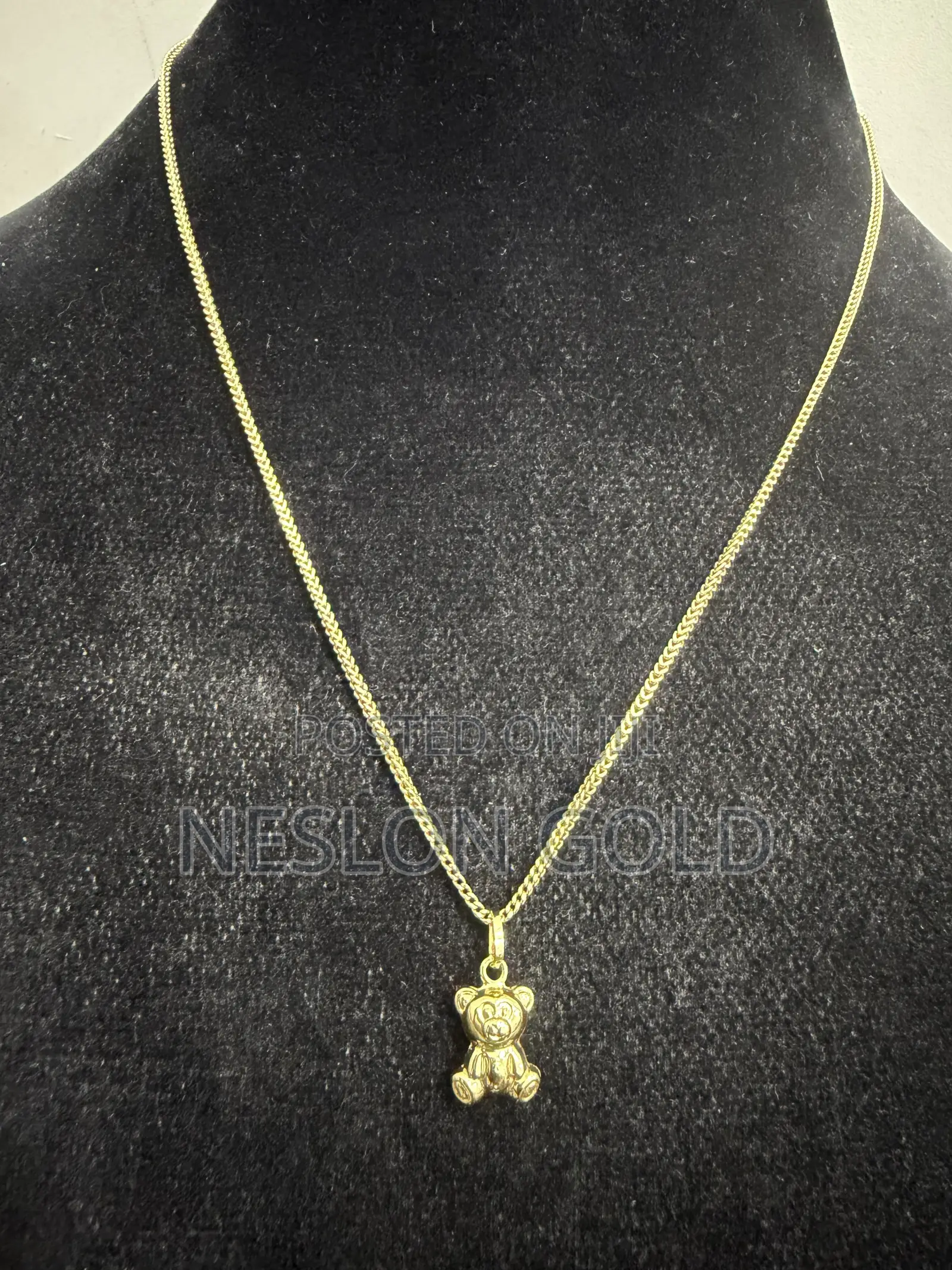 Pure Italy 750 Tested 18karat Gold With Teddy Pendant