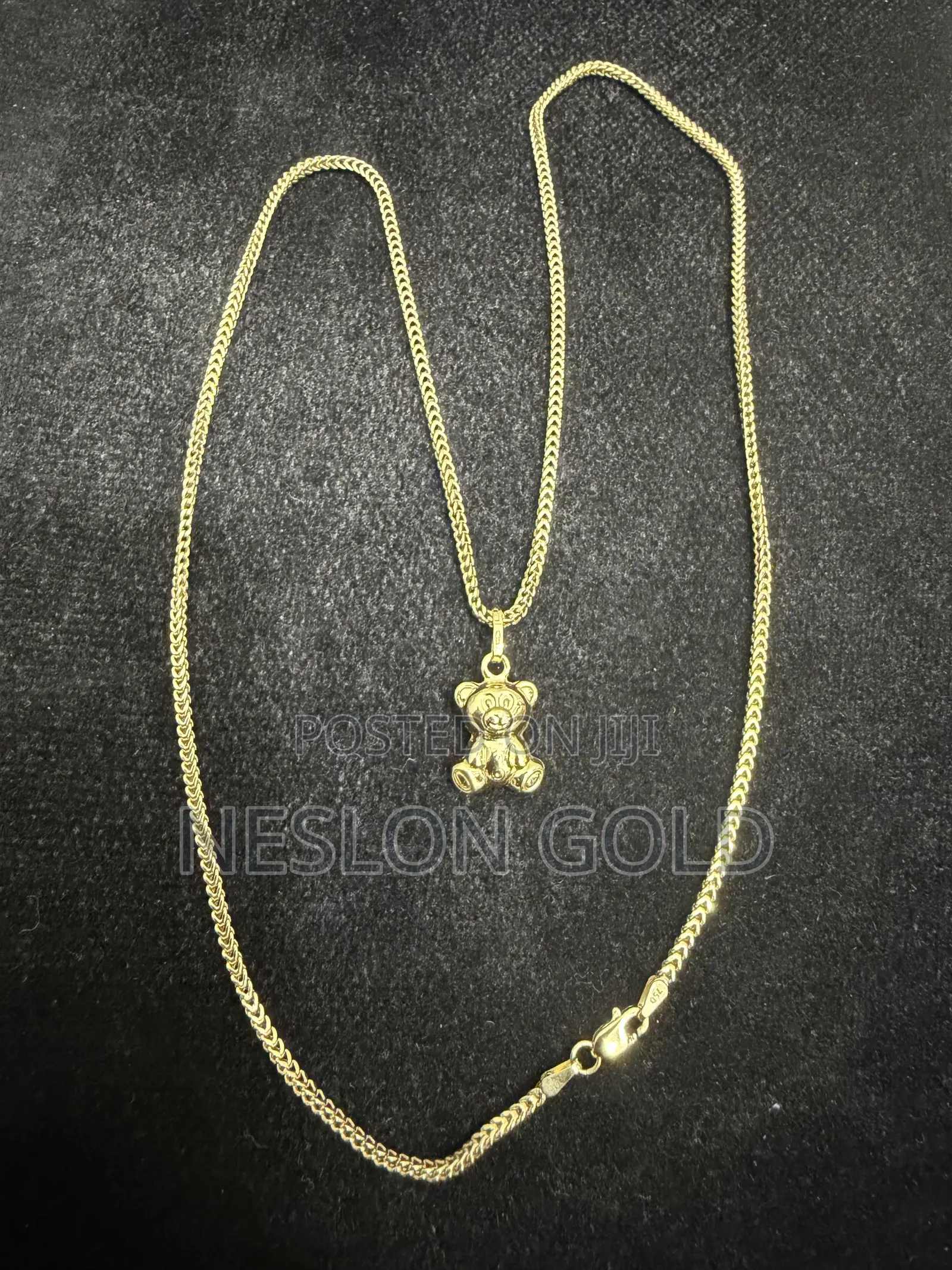 Pure Italy 750 Tested 18karat Gold With Teddy Pendant