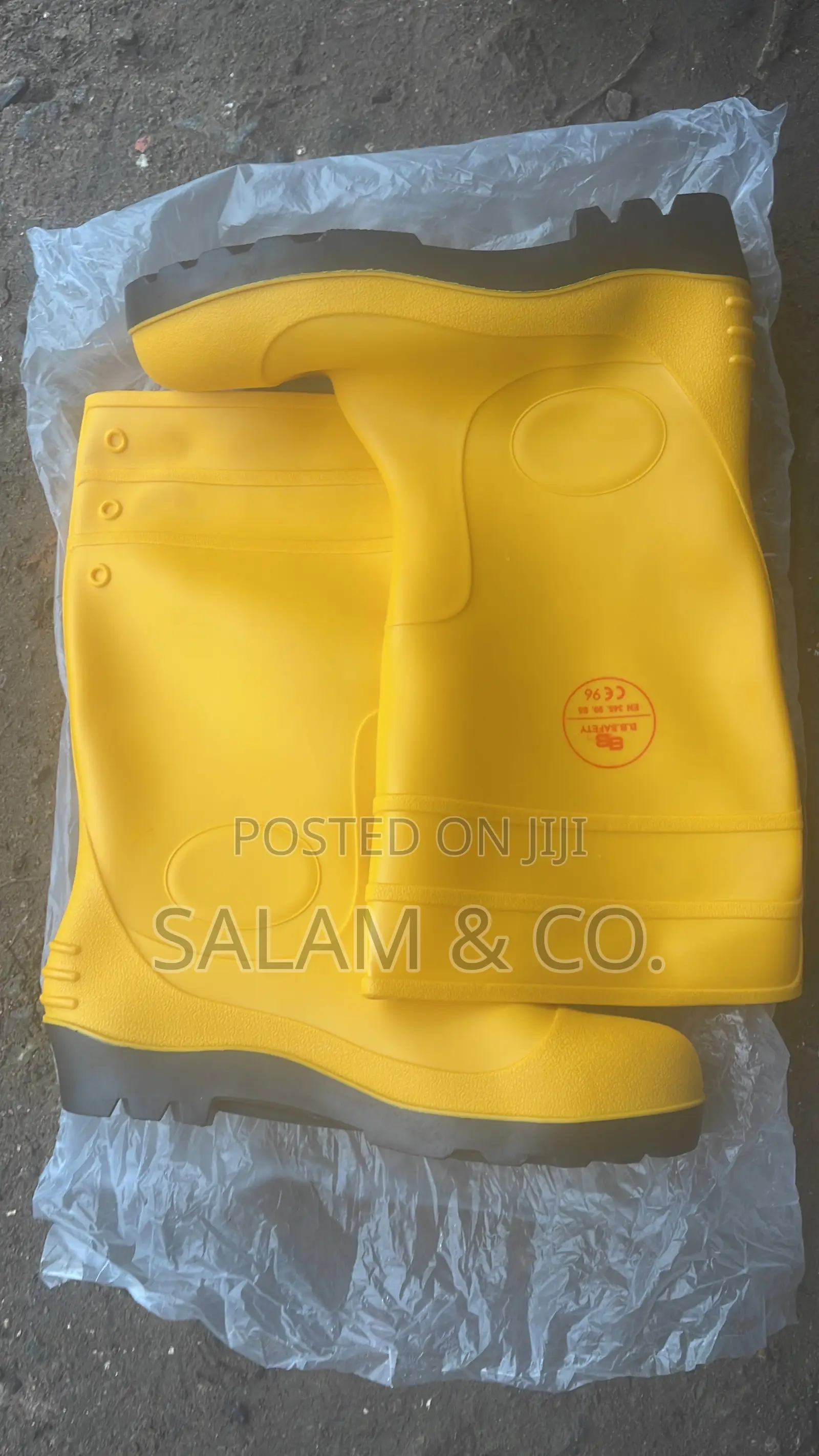 Heavy-duty Safety Rain Boots With Steel Toe – Waterproof Work Rainboot