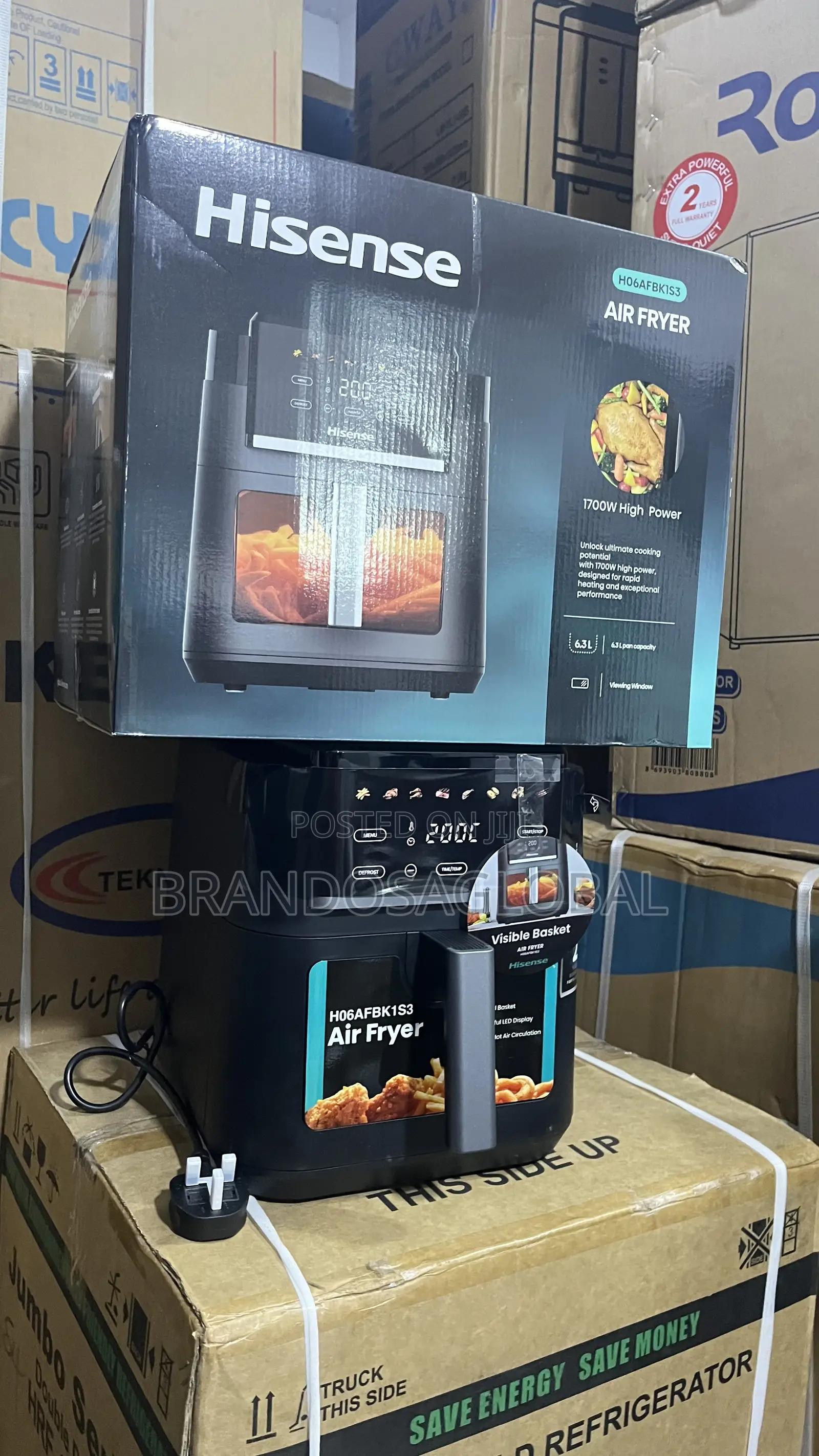 Hisense 6.3l Air Fryer H06afbk1s3 – Heavy Duty Air Fryer