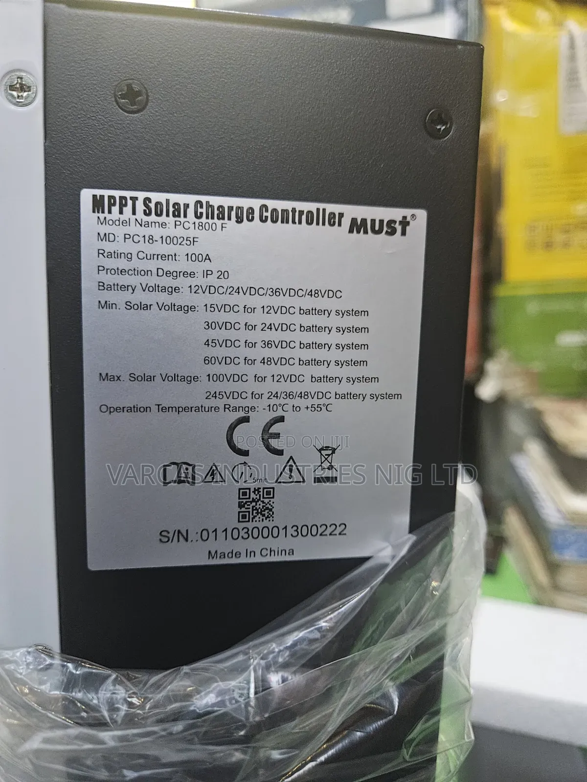 Must 80ahps by 245v MPPT Charger