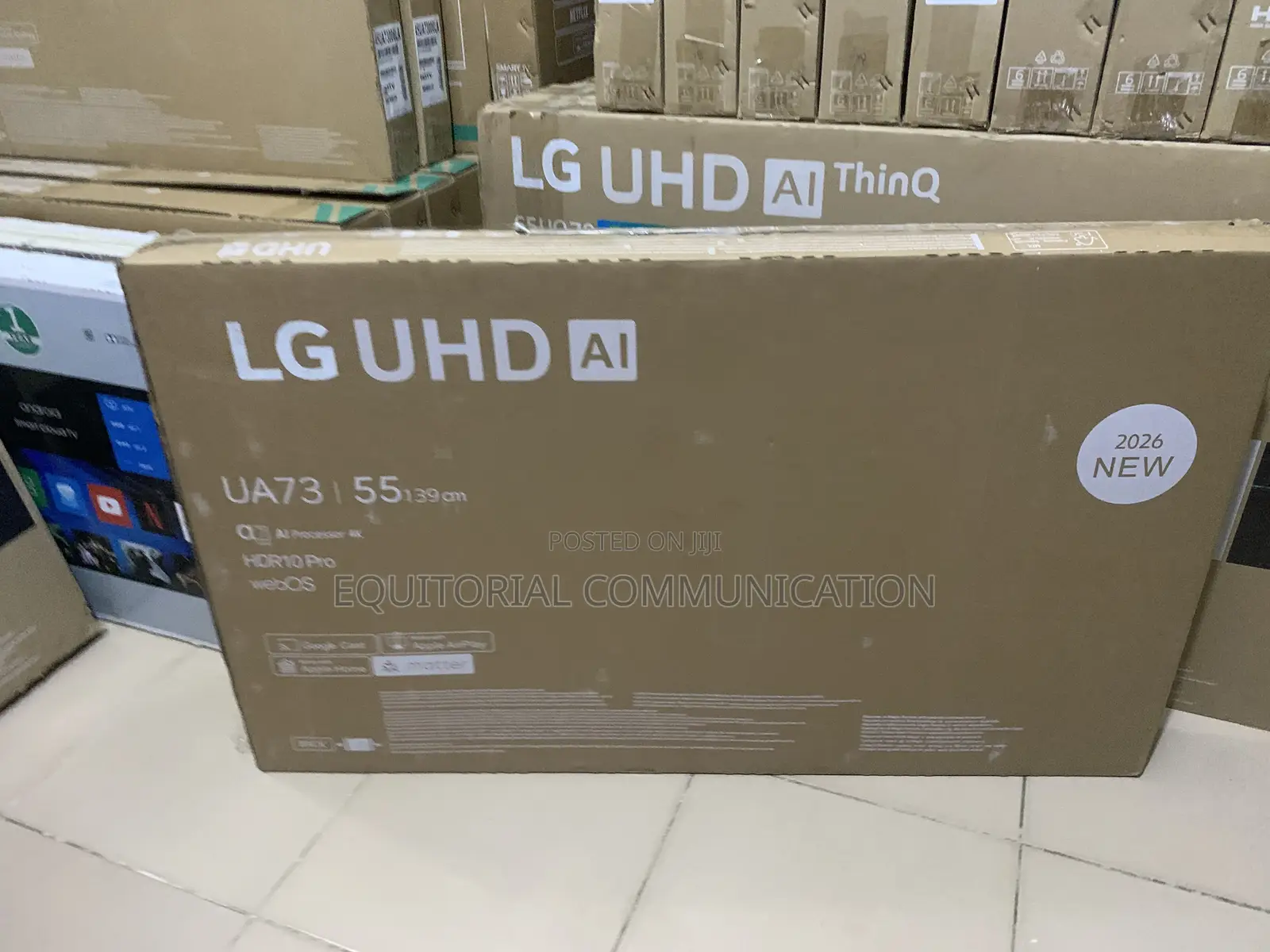 Lg 55-Inch Smart Tv With Crystal Display