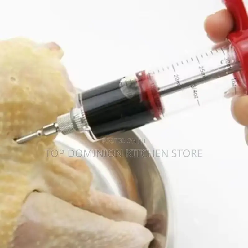 Portable Meat Injector Syringe