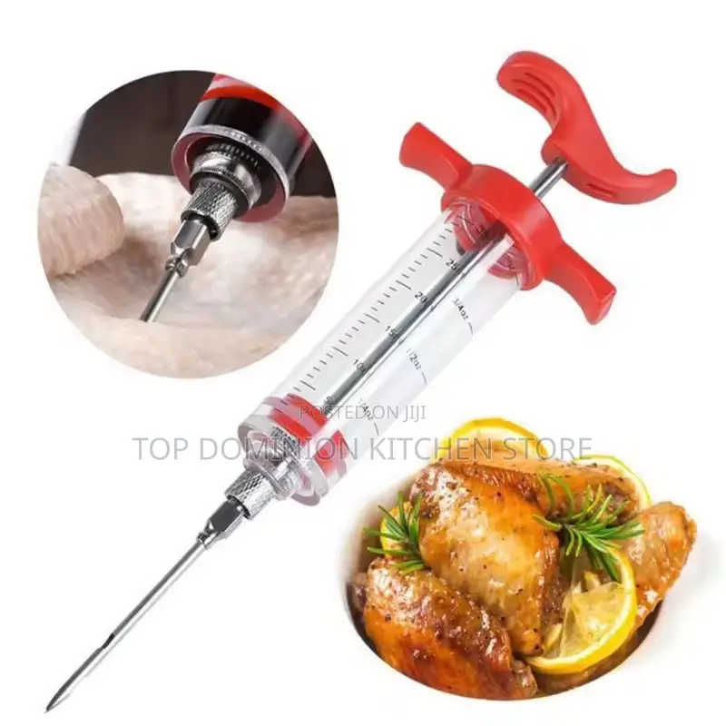 Portable Meat Injector Syringe
