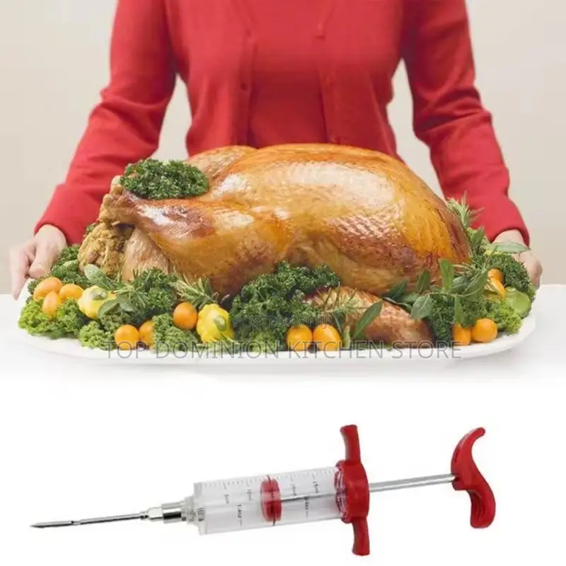 Portable Meat Injector Syringe