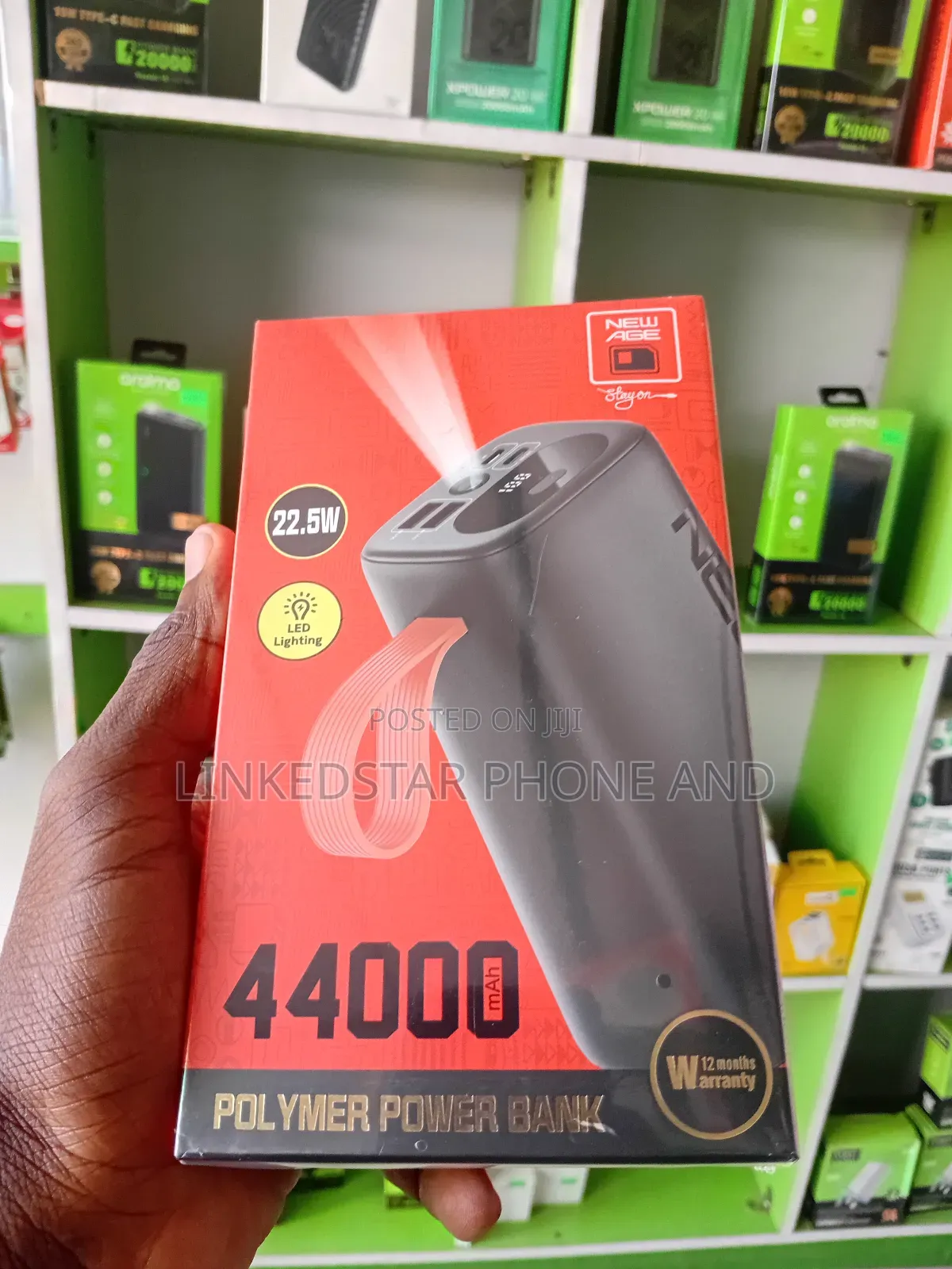 New Age 44000mah Power Bank (With Torch Light)
22.5w Massive Capacity