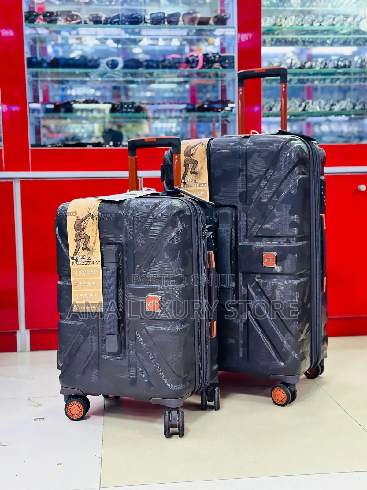 High Quality Travel Luggage 2in1 Box Set– Spacious, Strong Durable