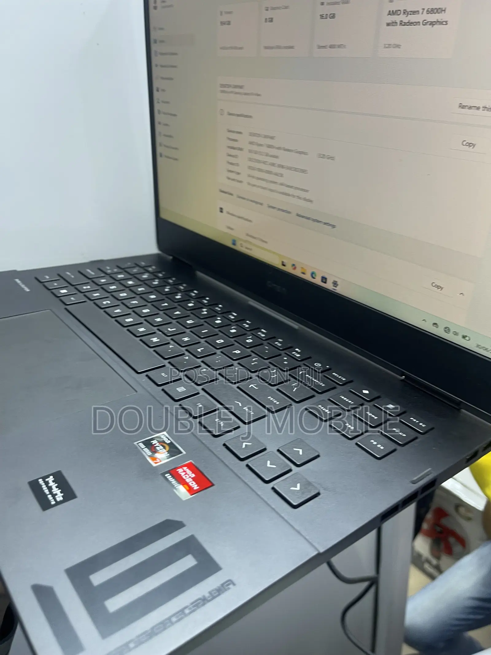 Laptop HP Omen 16 16GB AMD Ryzen 7 SSD 1T