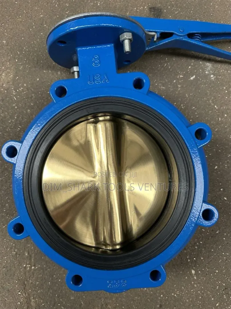 8"-Inch(Dn200)Brass Lug-Style Resilient-Seated Butterfly Valve