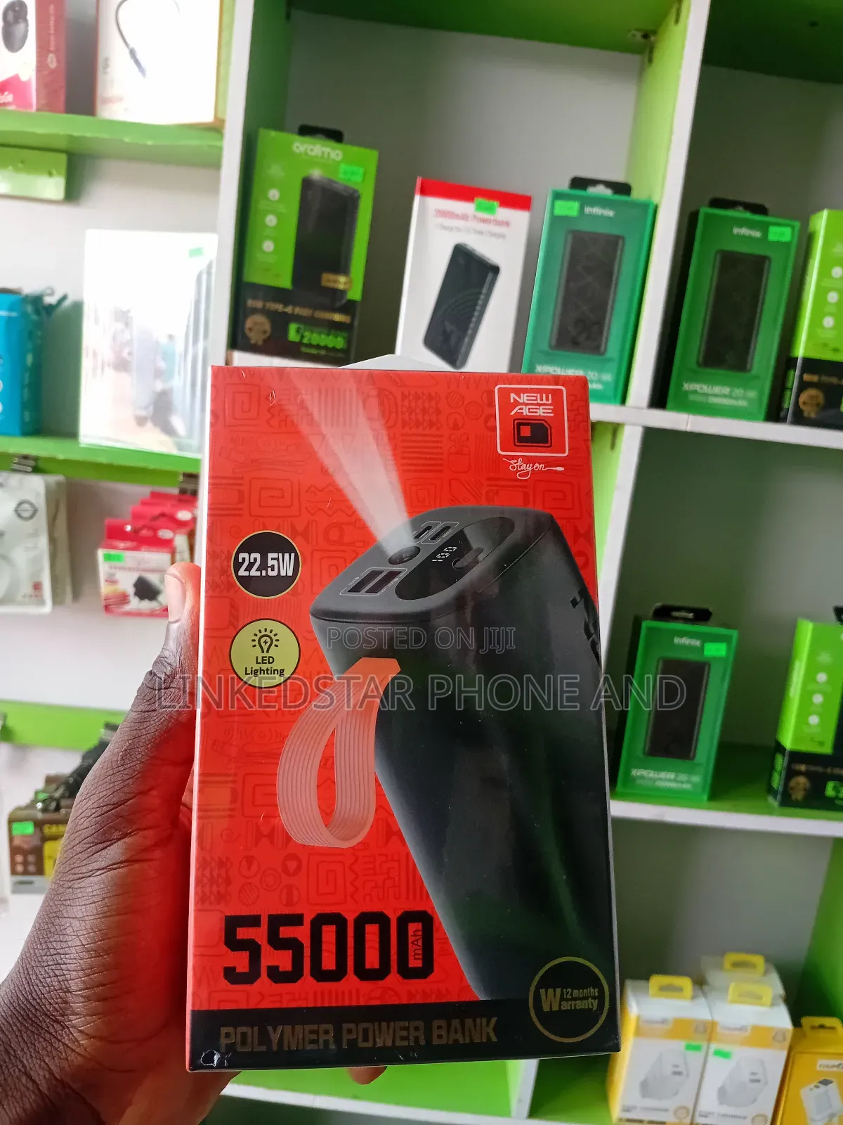 New Age 55000mah 22.5w Digital Fast Charge Power Bank