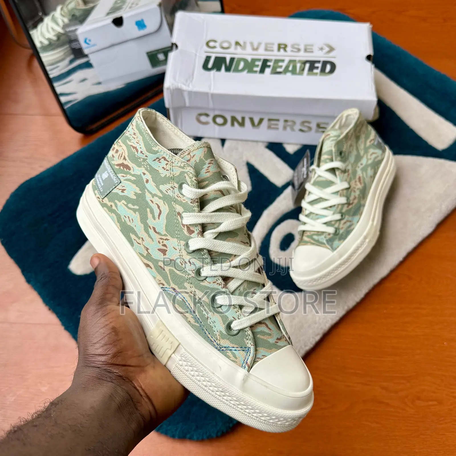 Original Undefeated X Converse Chuck Taylor 70 Plus Mid Sneakers