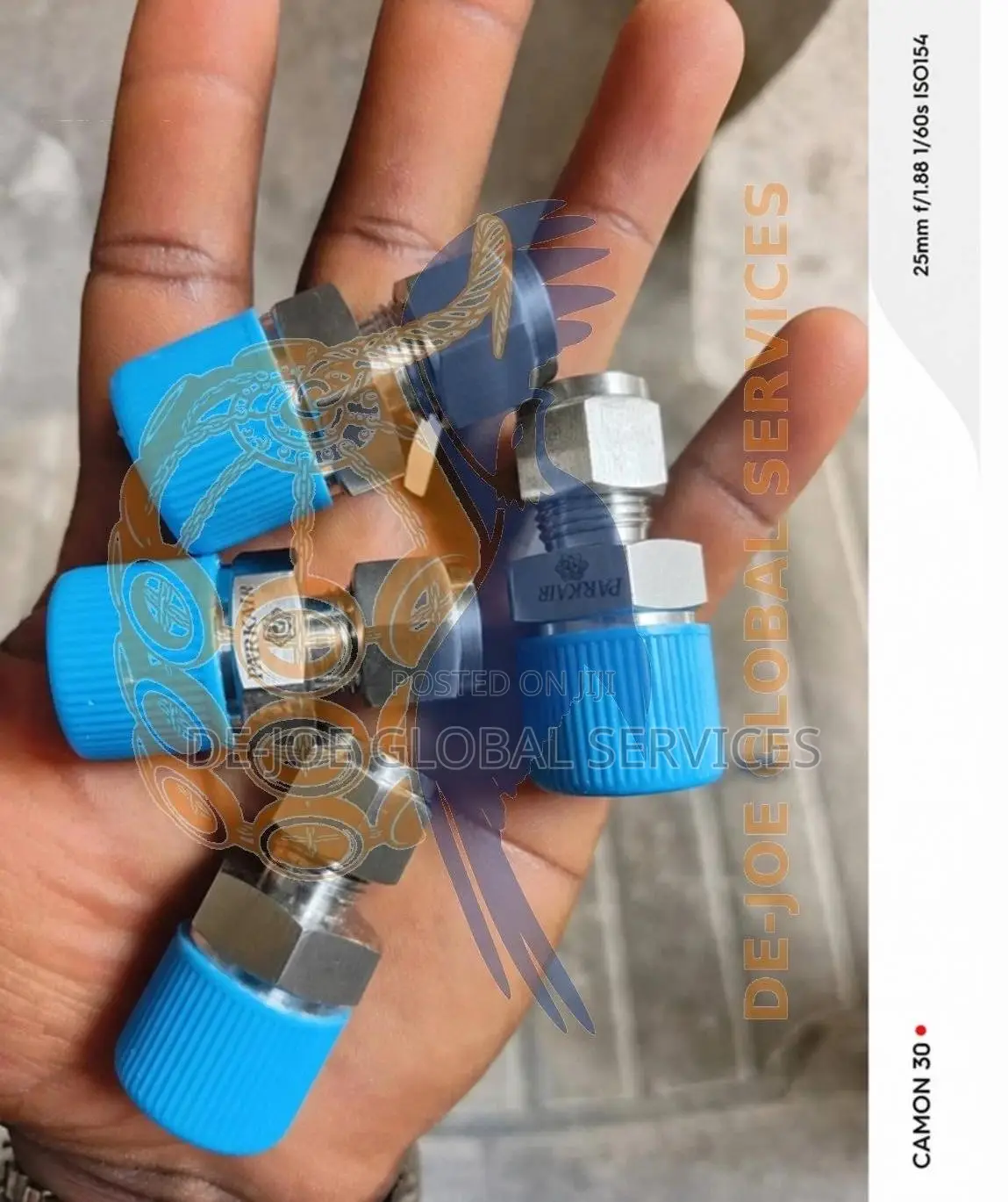 1/2" X 3/8" Straight Connector (Swagelok)