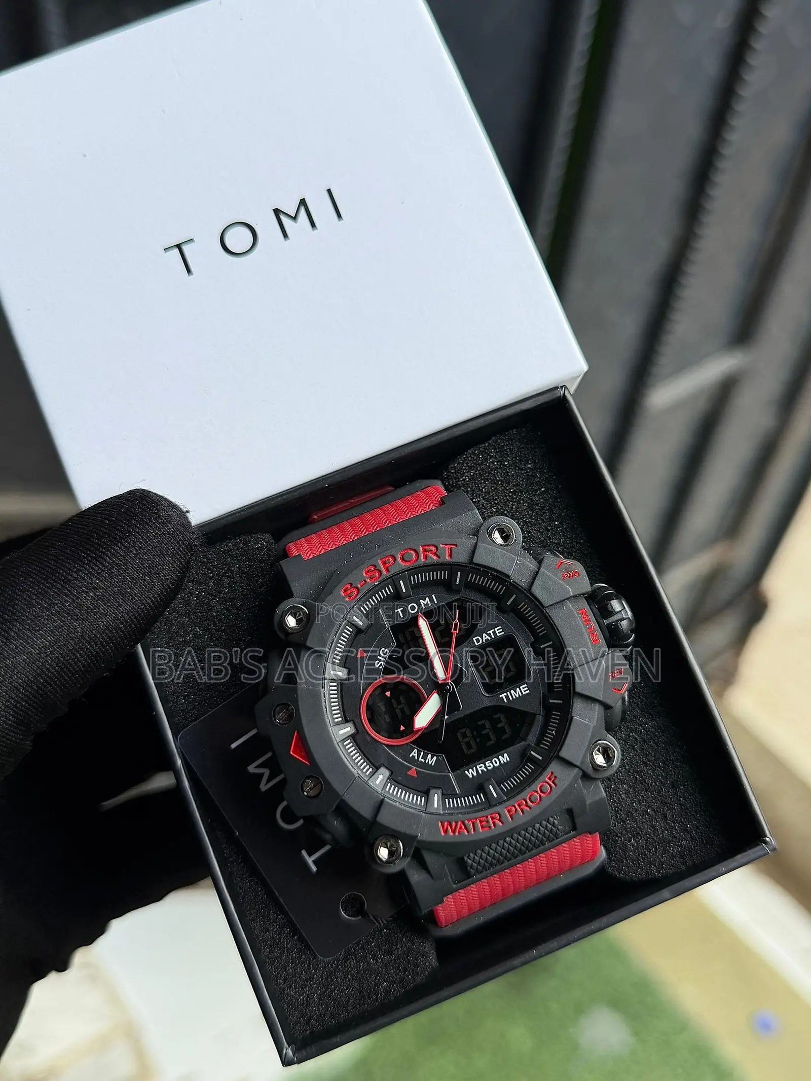 Tomi Watch Digital and Analog Display Watch