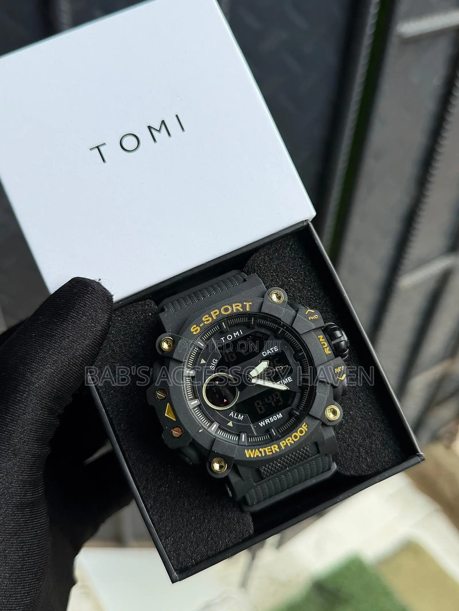 Tomi Watch Digital and Analog Display Watch