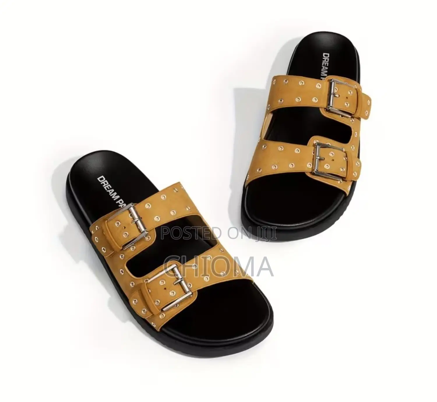 Ladies Classic Double Buckle Sandals for Everyday Use(Water Friendly)